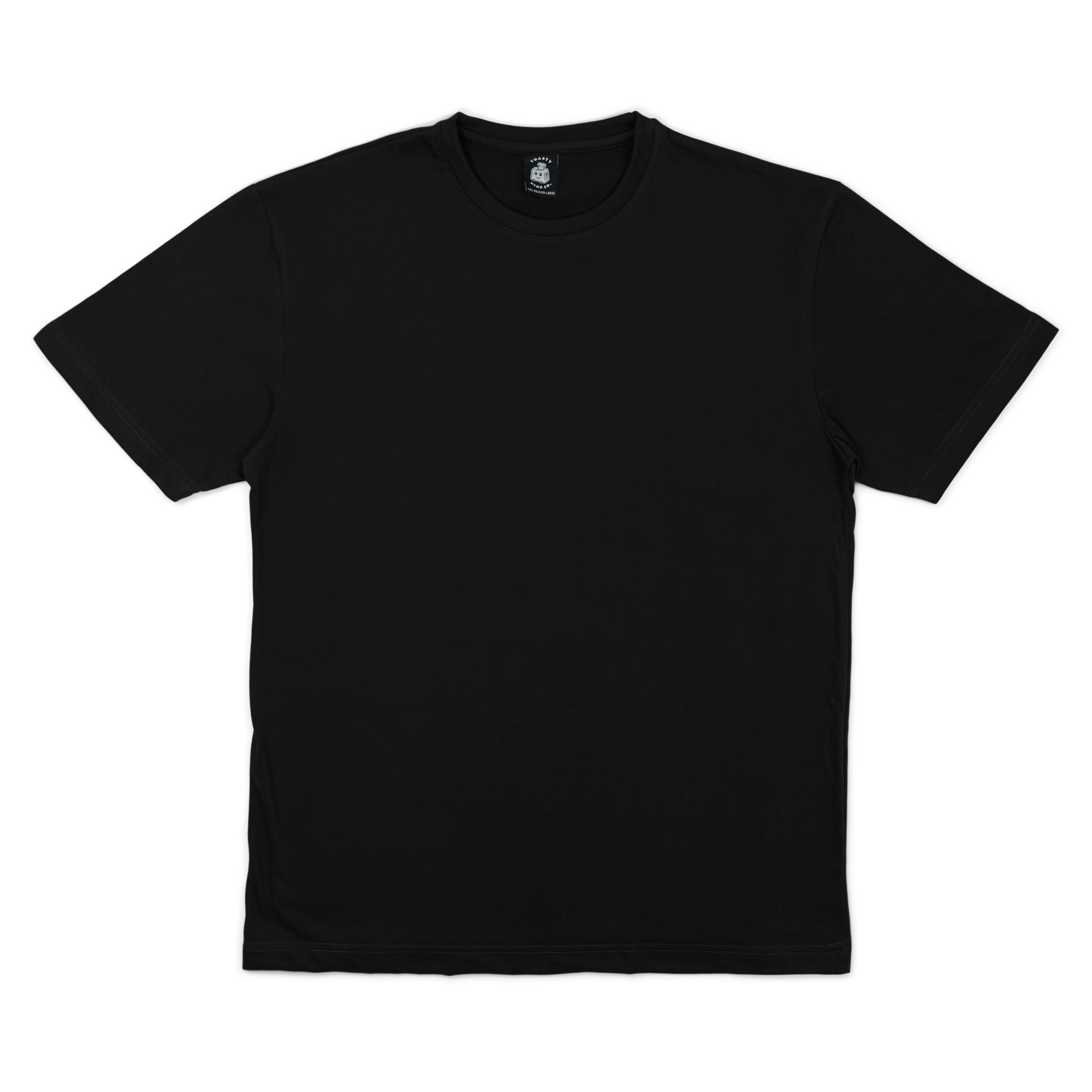 Cali Relaxed Fit Hemp Tee - Black