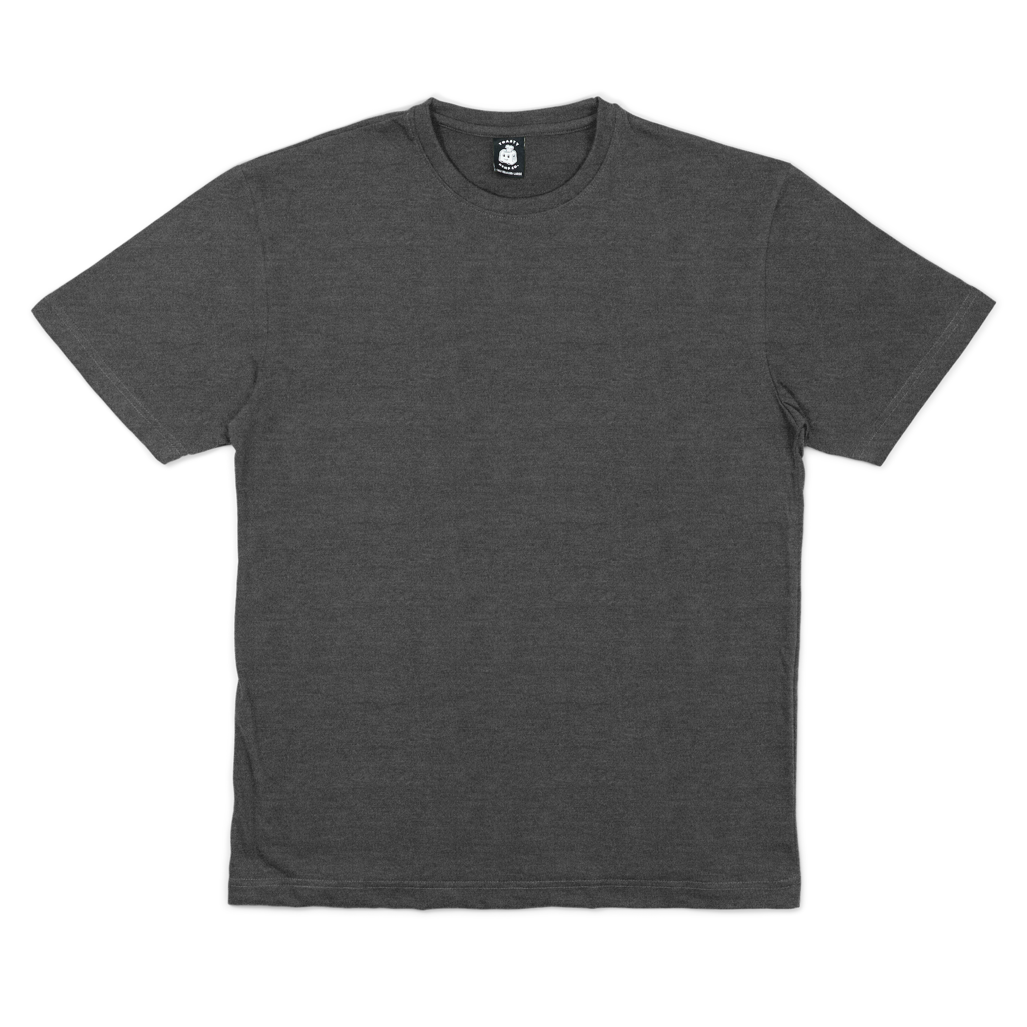 Cali Relaxed Fit Hemp Tee - Charcoal Grey