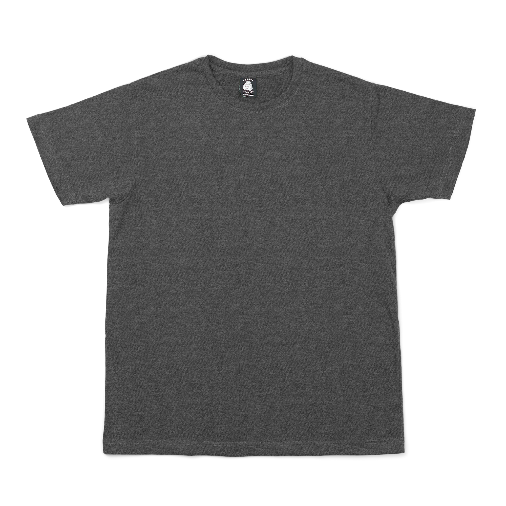 Relaxed Fit Hemp Tee - Charcoal Grey