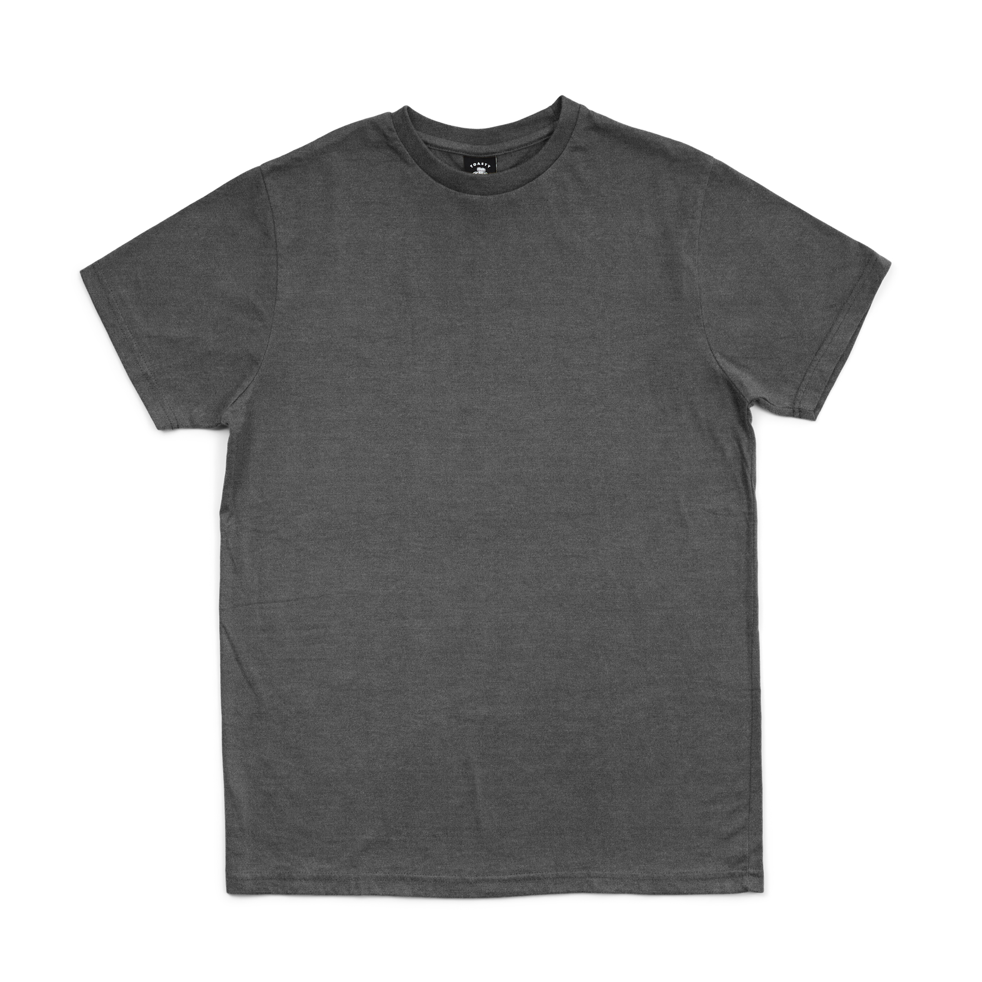 Premium Heavyweight Trim Fit Hemp Tee - Charcoal Grey