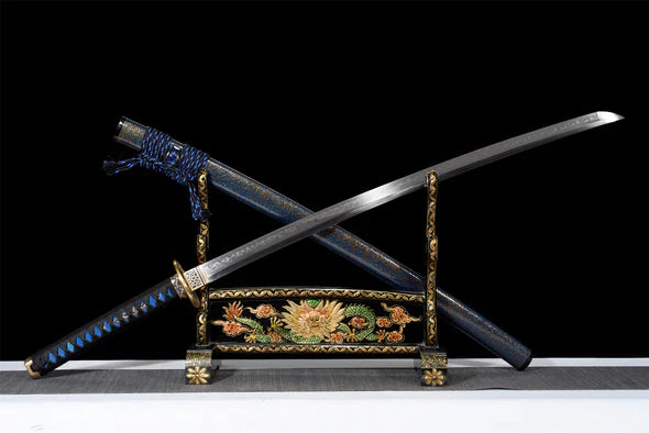 espada katana azul