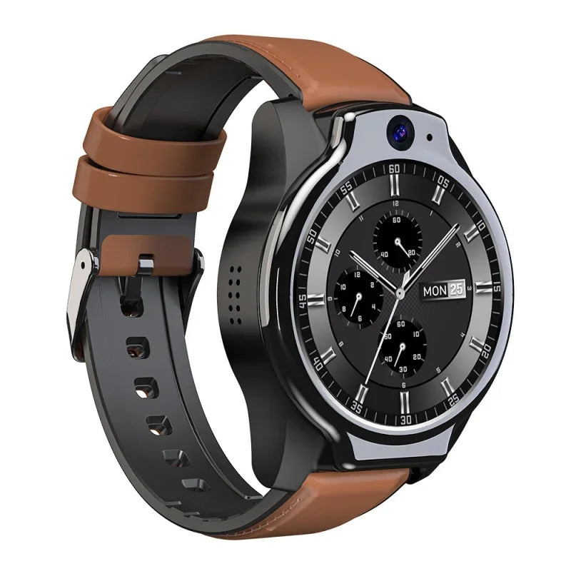 2024 New 4G LTE S10 1600mAh  5ATM Waterproof Smart Watch Swimming Diving Android  SIM 13MP Camera GPS 32G Smartwatch