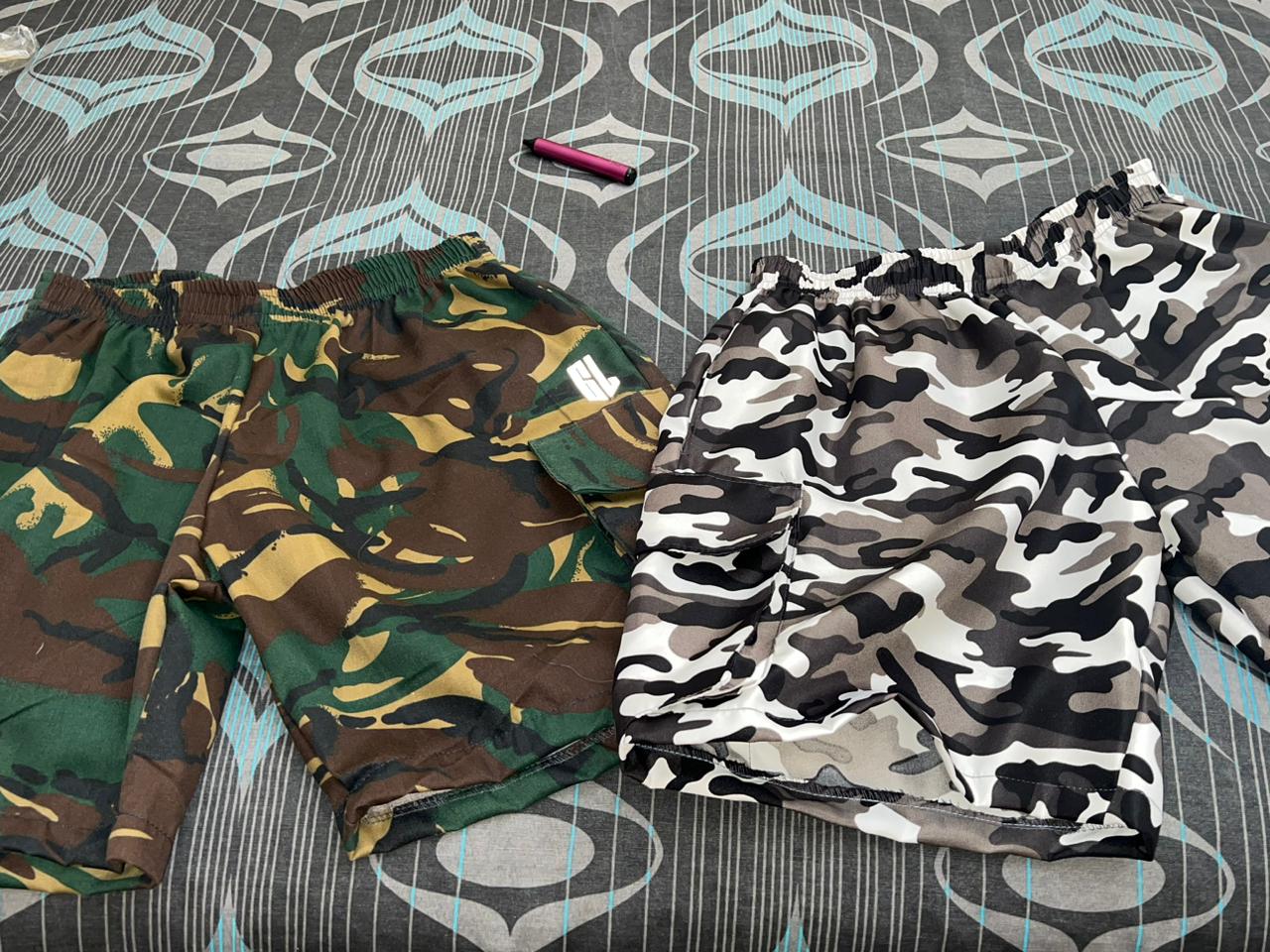 Camouflage Cargo Shorts