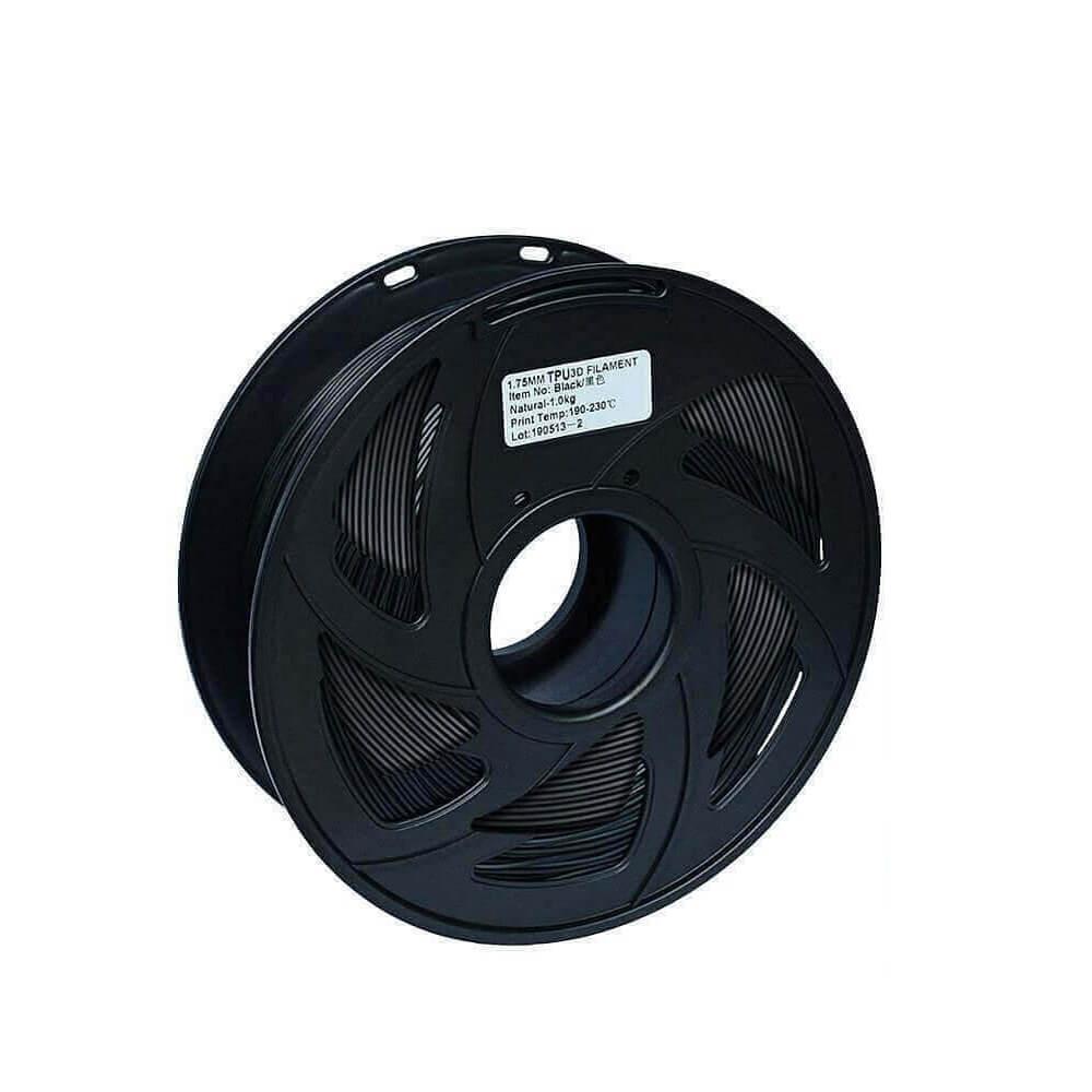 Tronxy 3D Printer 3D Flexible Black TPU Filament 1.75 mm 2.2 LBS (1KG)