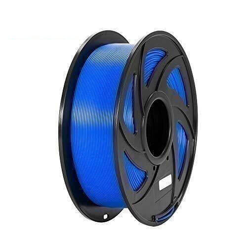 Tronxy 3D Printer PLA Silk Filament 1.75mm 3D Printing Consumables 1kg Spool (2.2lbs), Dimensional Accuracy +/- 0.05 mm, Fit Most FDM Printer (Blue)