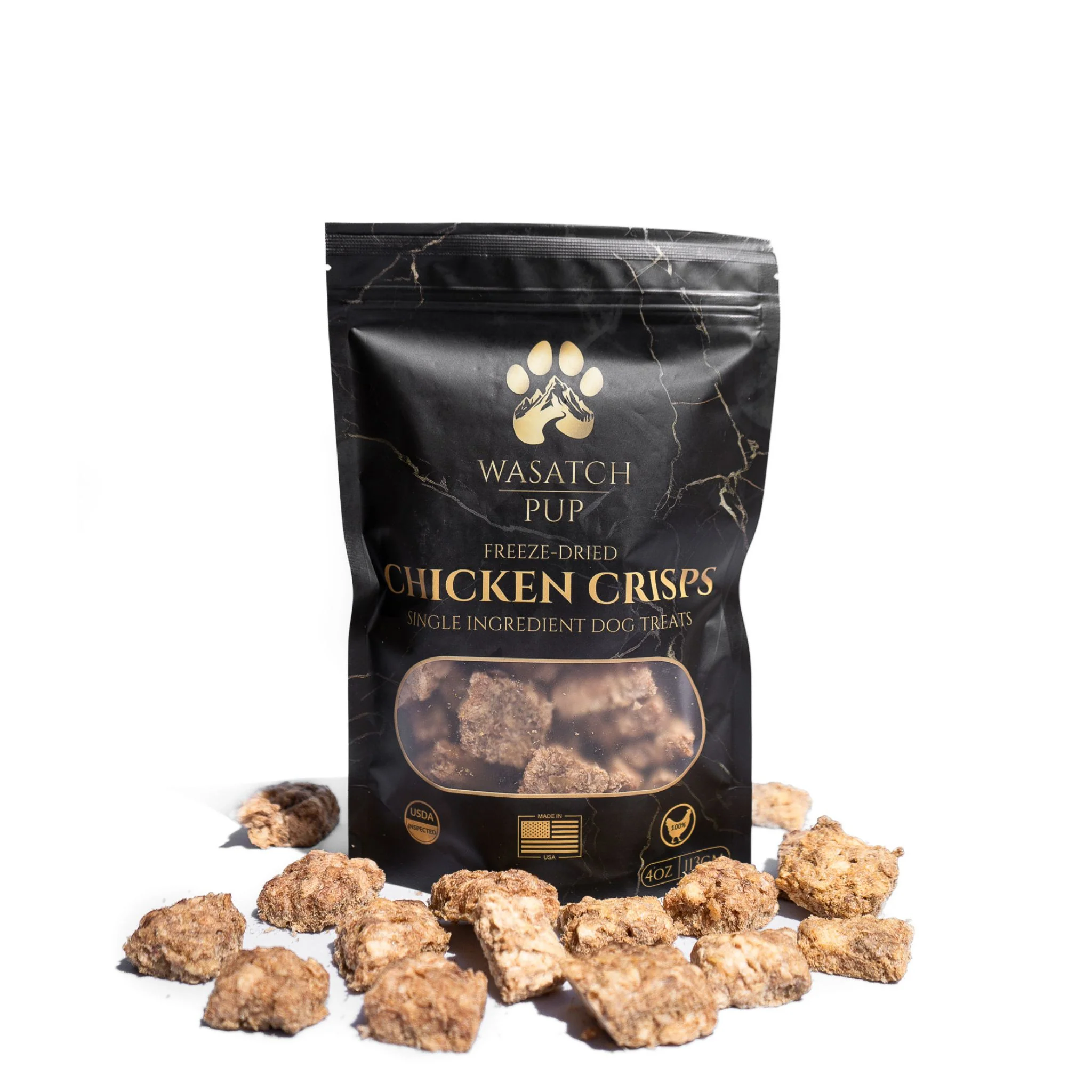 Freeze-Dried Chicken Crisps | Single Ingredient Dog Treats