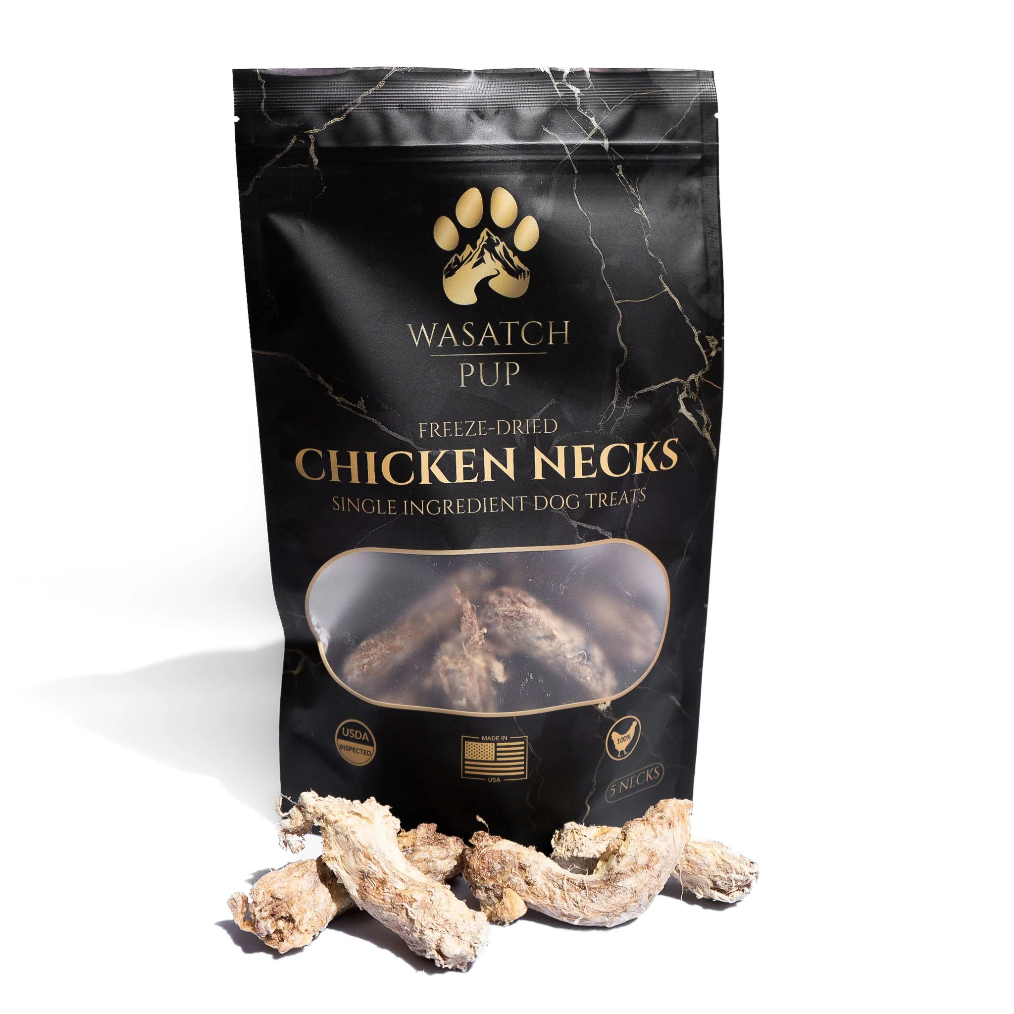 Freeze-Dried Chicken Necks | Single Ingredient Dog Treats