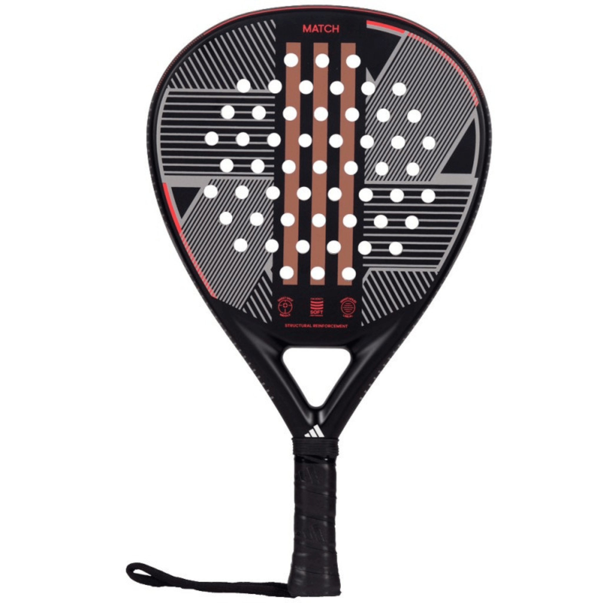 ADIDAS MATCH 3.3 BLACK RED 2024 Padel Racket