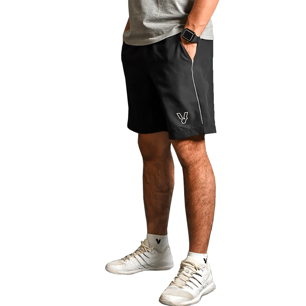 VOLT PERFORMANCE PADEL SHORTS BLACK