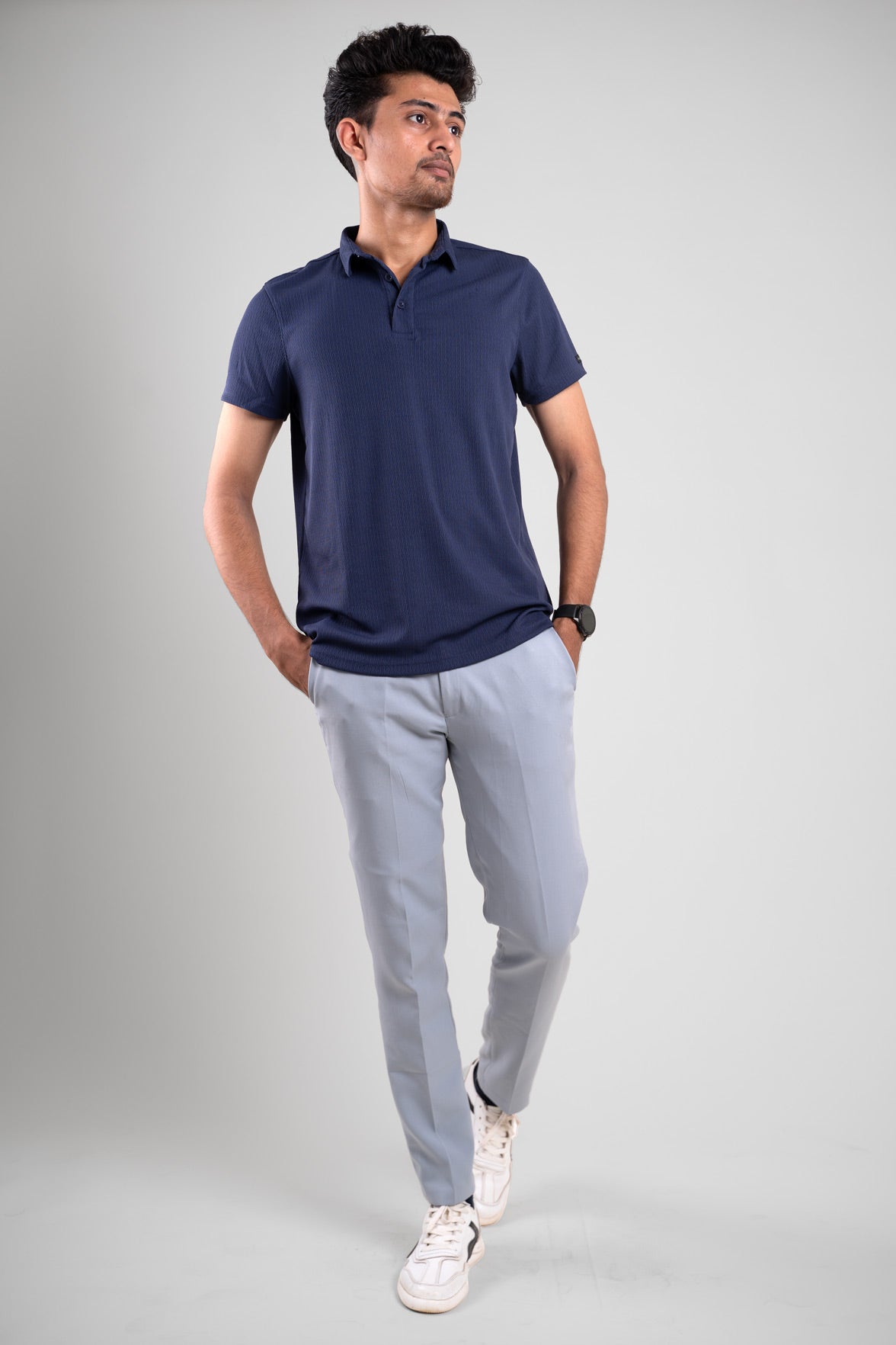 Inspiro Navy Blue Polo Tshirt