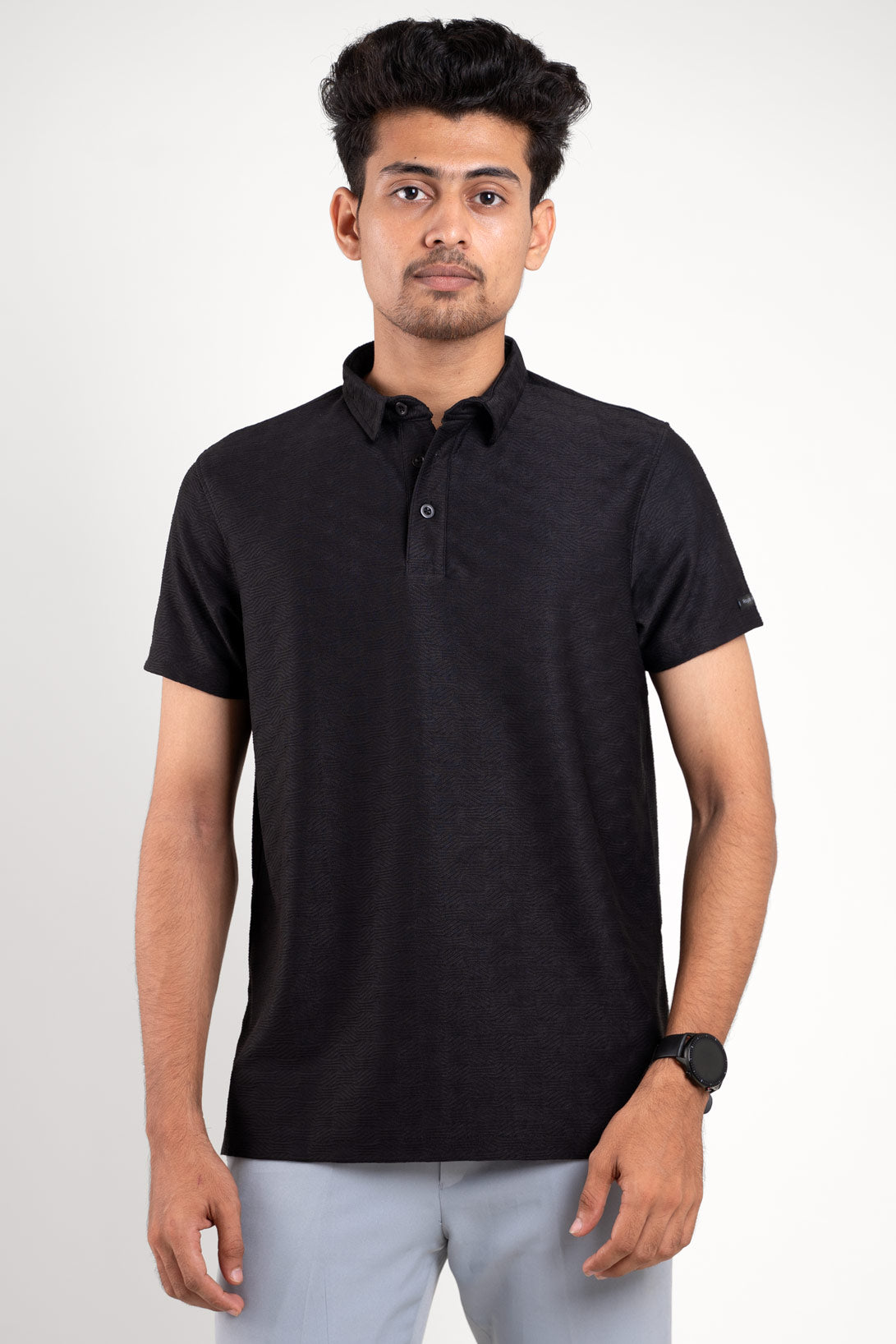 Monarch Black Polo Tshirt