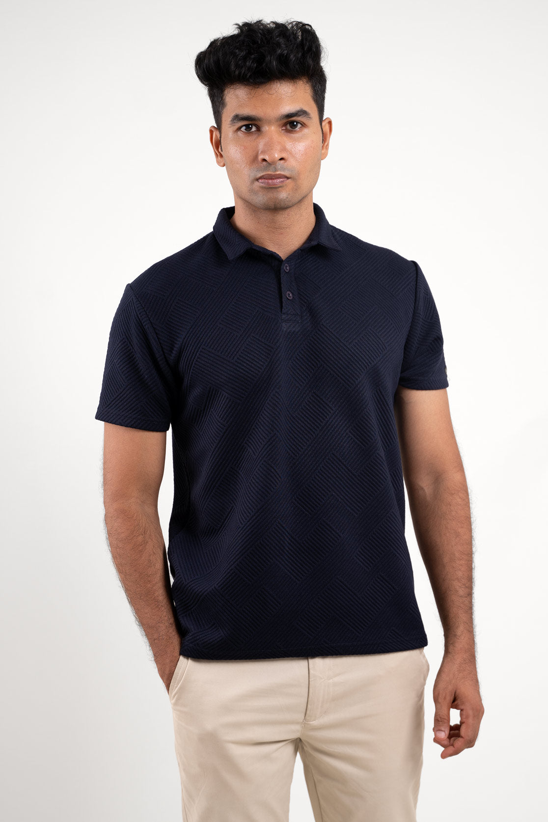 Boldman Navy Blue Polo Tshirt