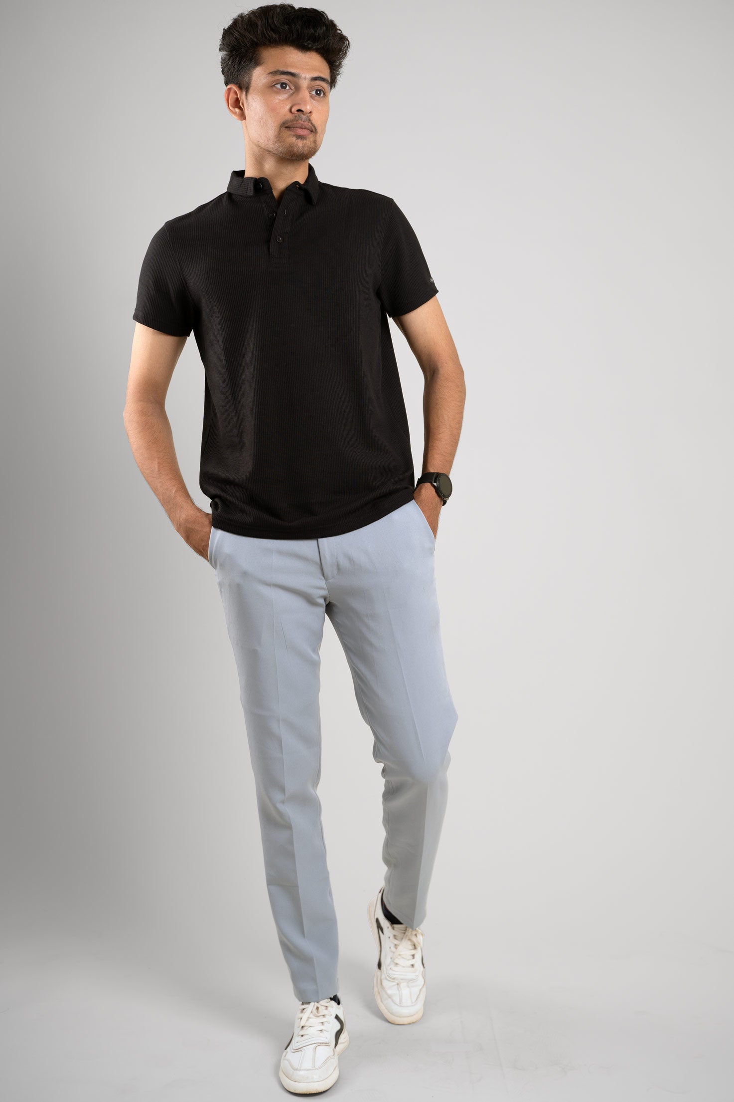 Nova Black Polo Tshirt