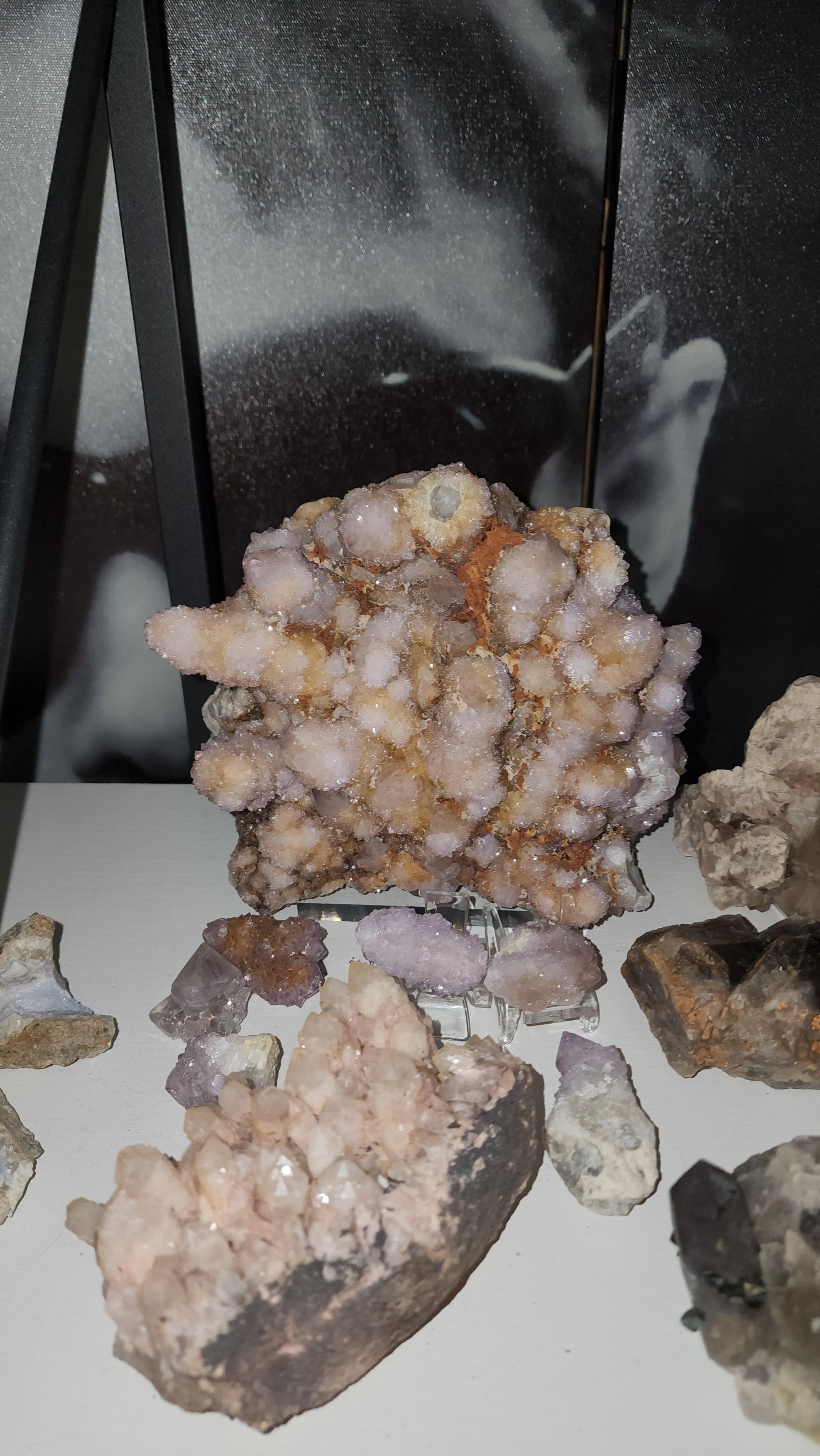 Spirit quartz display cluster