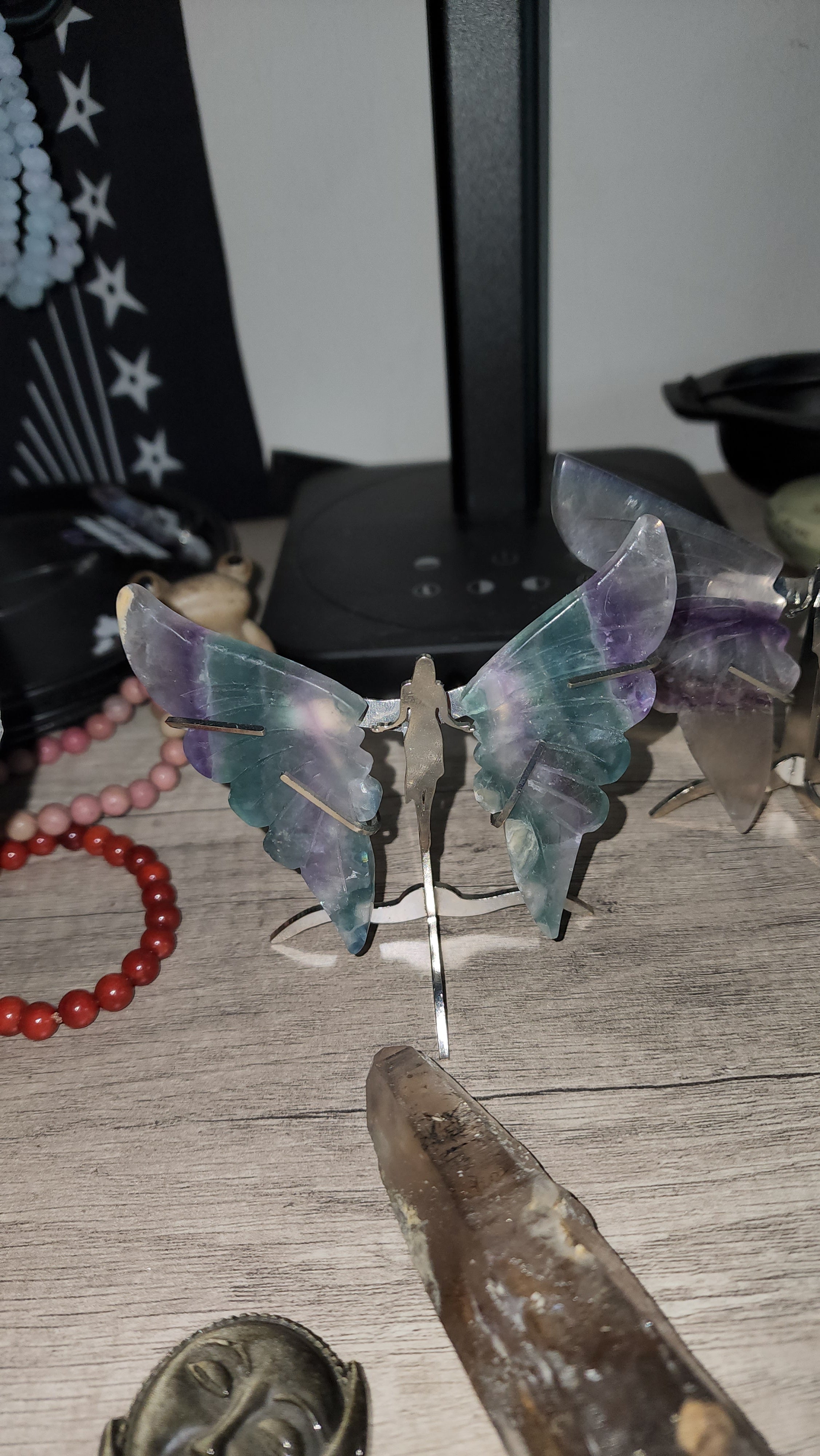 Small fluorite angel wings
