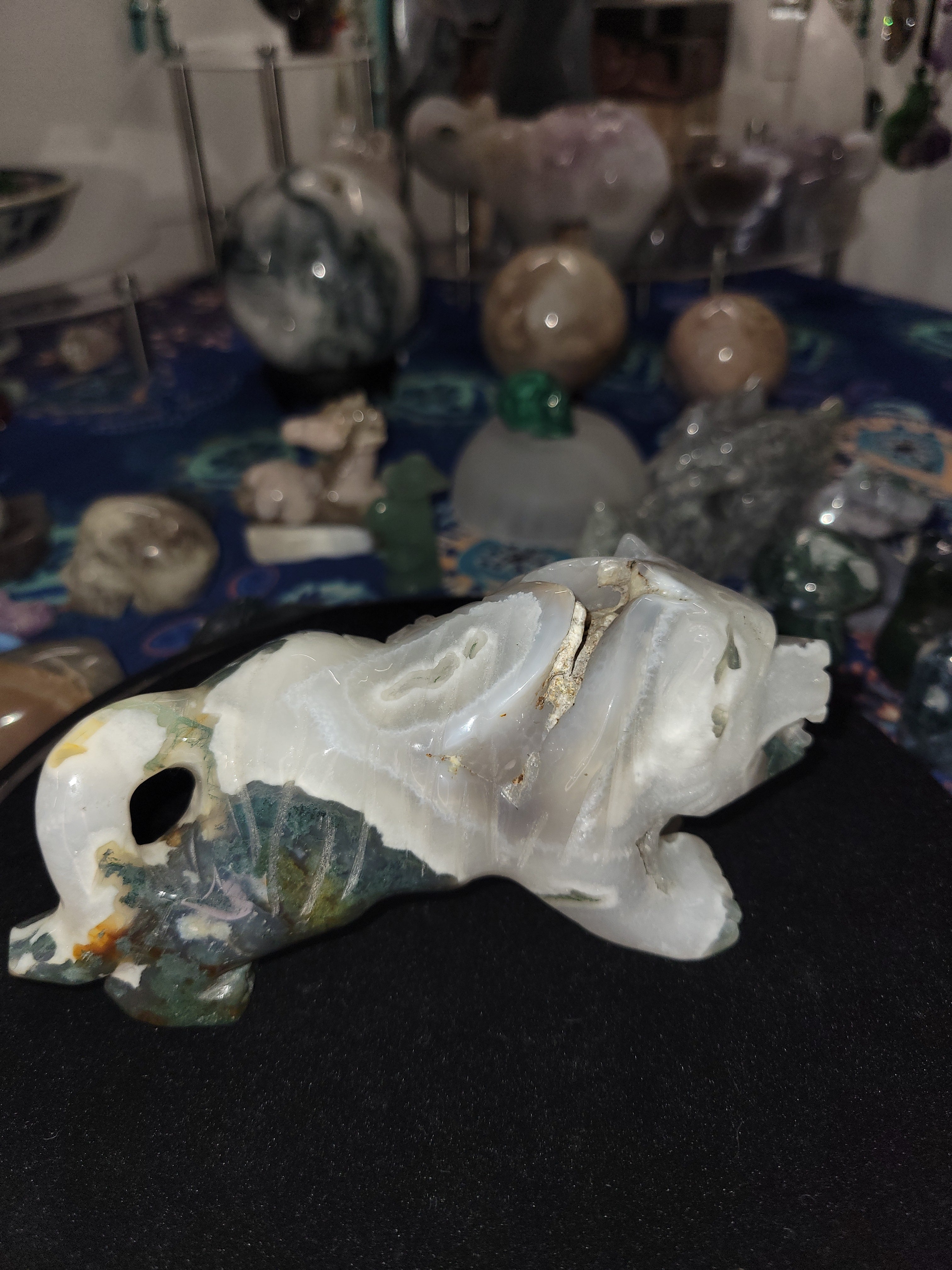 Moss agate tiger