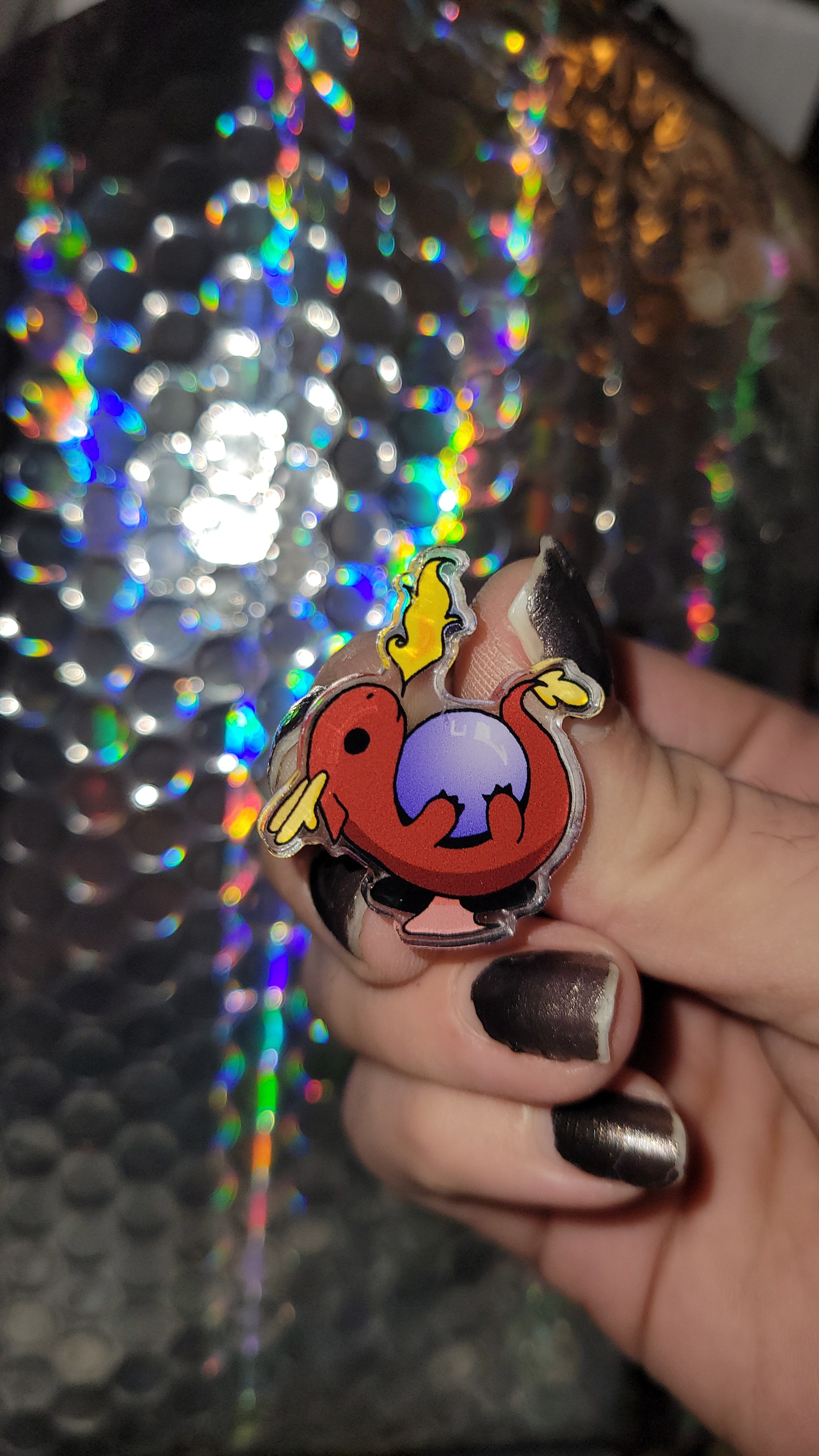 Dragon sphere pin