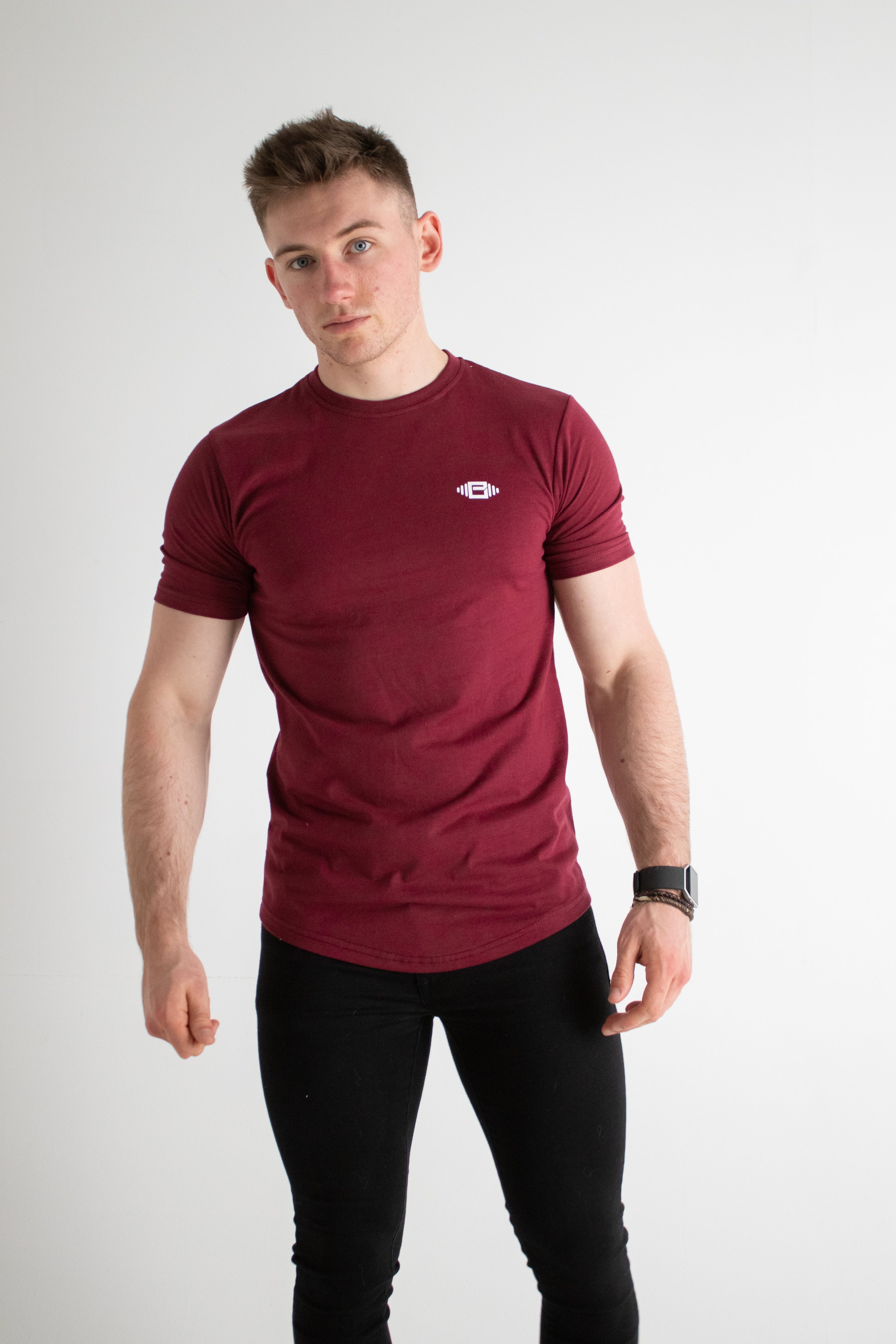 Buzz Physique Manhattan T-Shirt - Burgundy