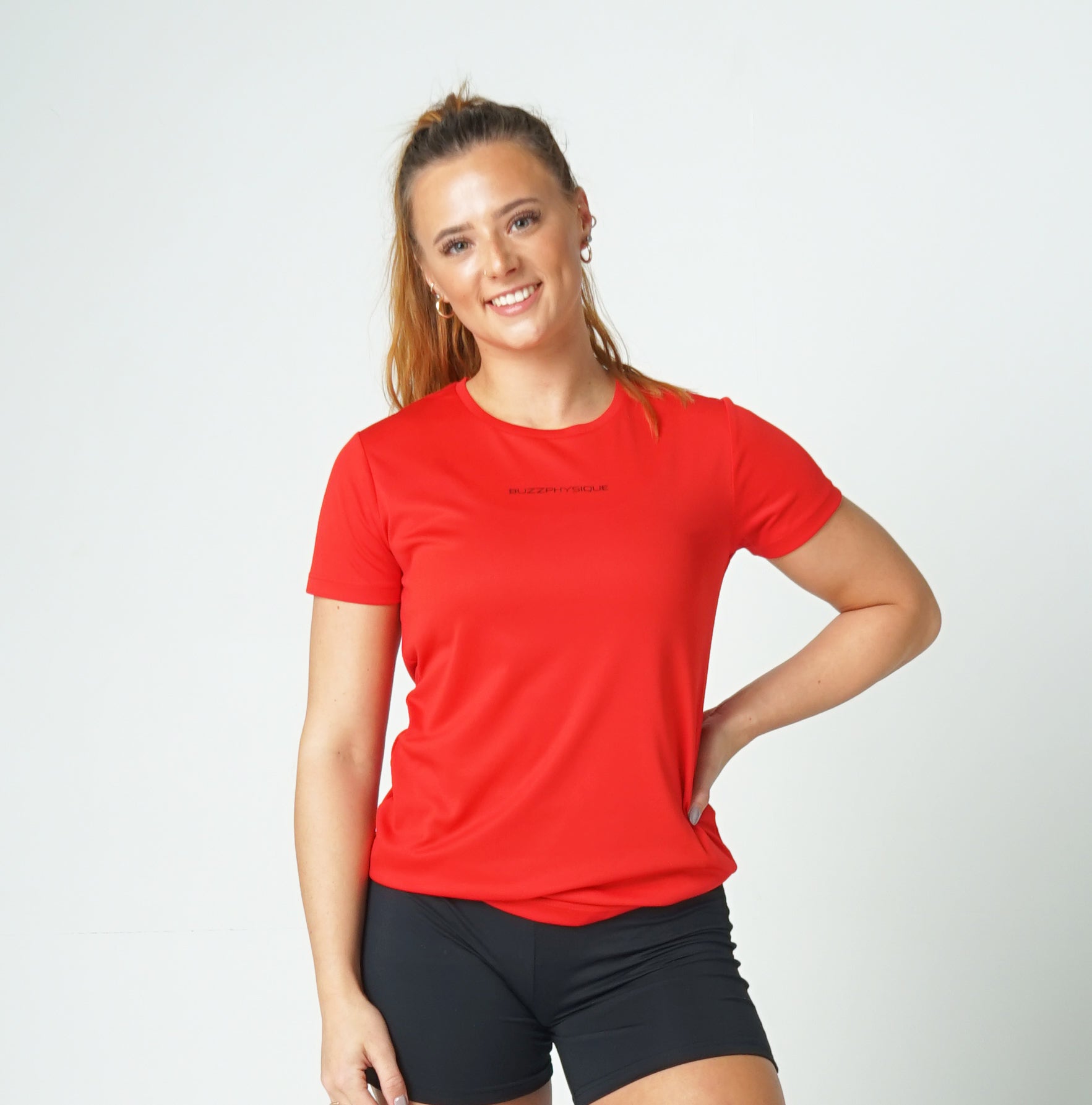 Buzz Physique Women's Sport T-Shirt - Red