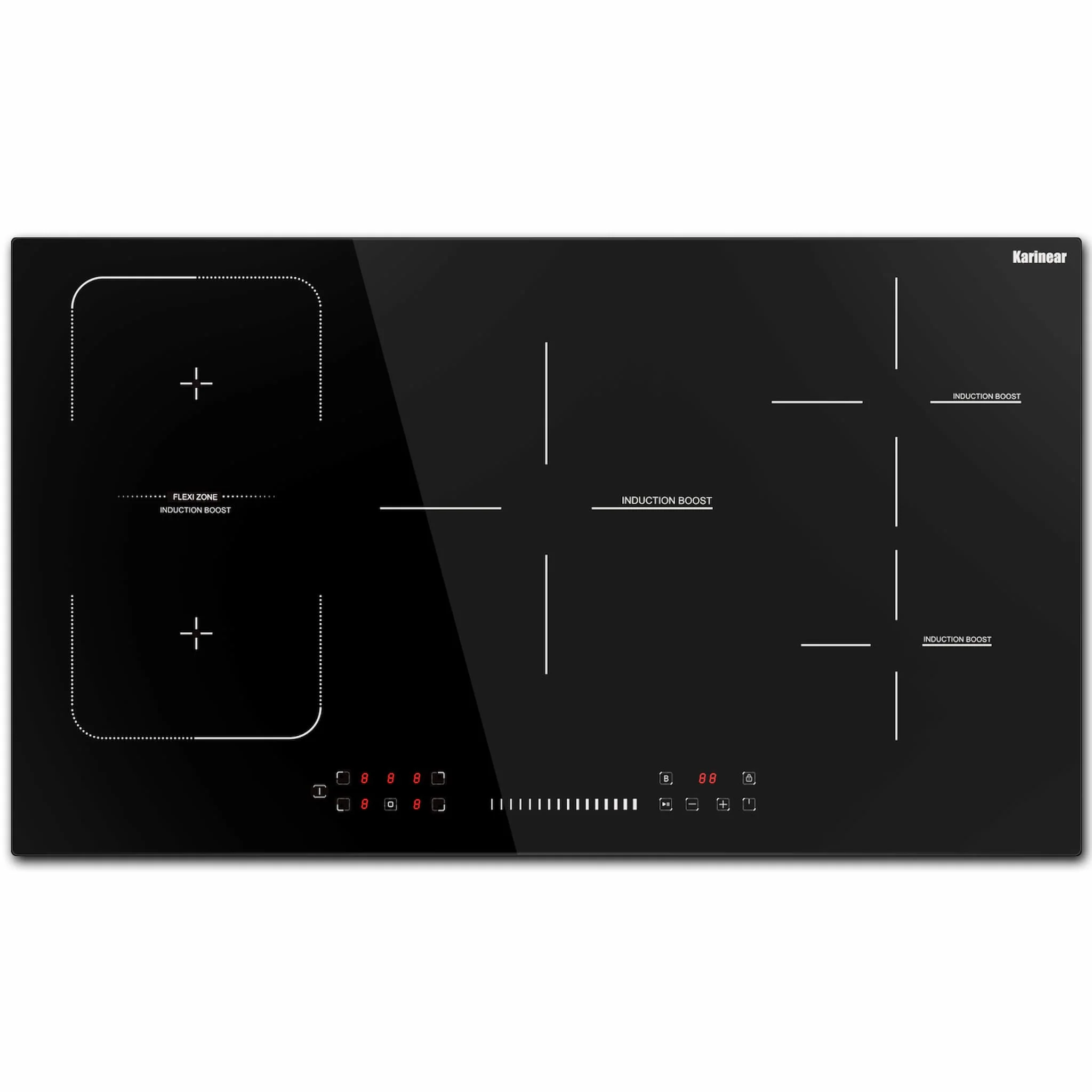 Karinear 36 Inch 5 Burner Built-in  Induction Cooktop