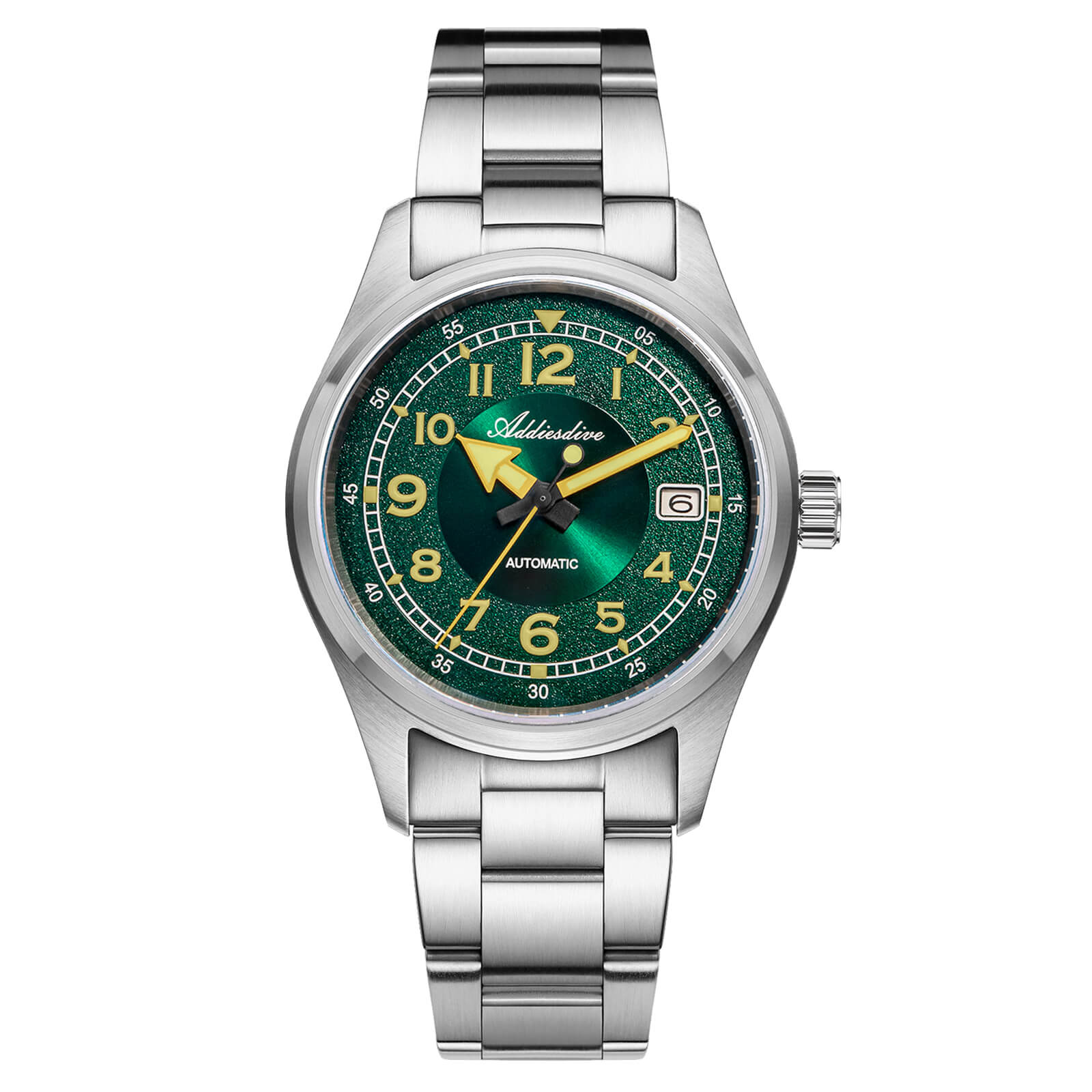 ★Oferta★ADDIESDIVE Reloj Mecánico Retro Explore 39mm AD2055