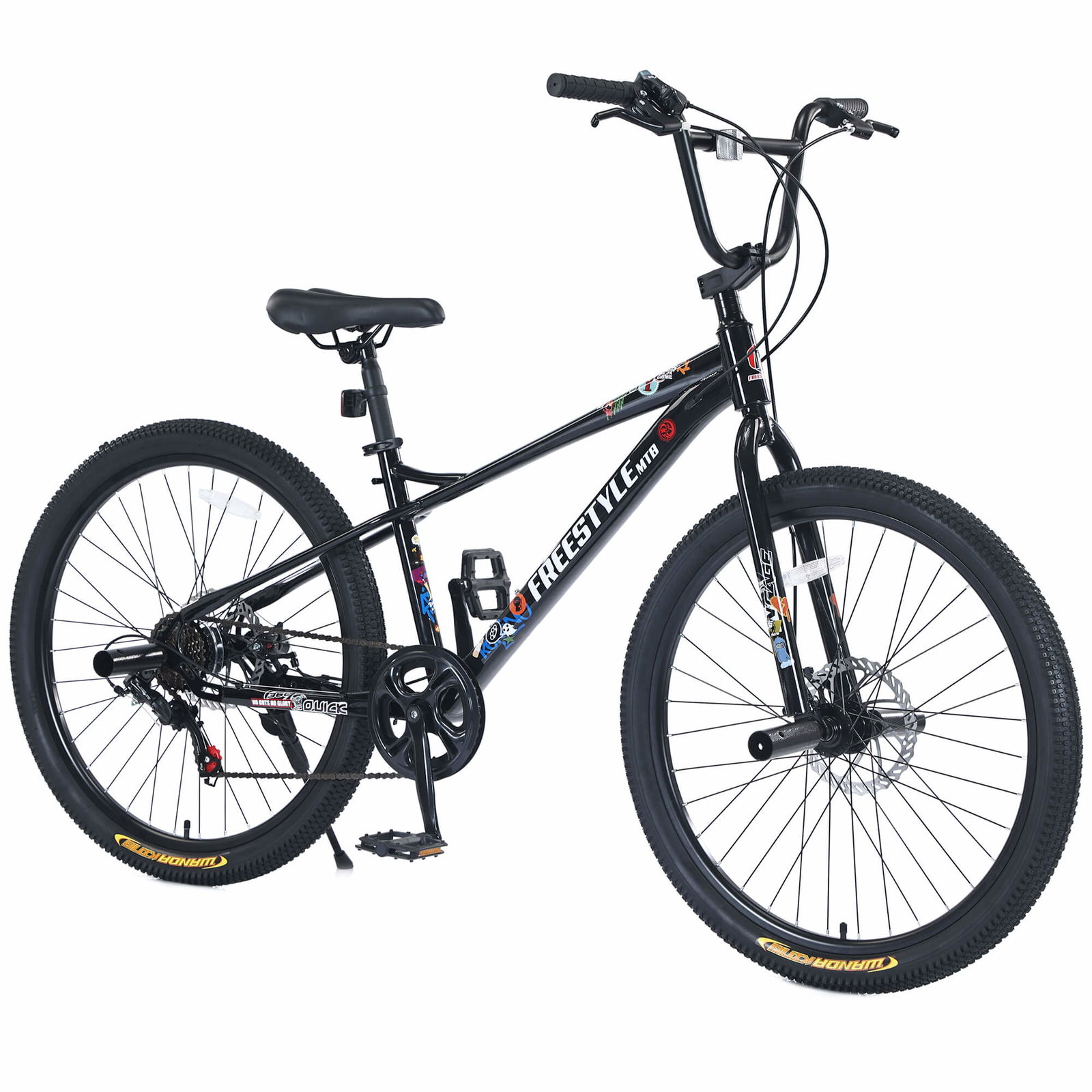 Rock-Rod 26"×2.35” Mountain Bike For Child/Youth – Hycline