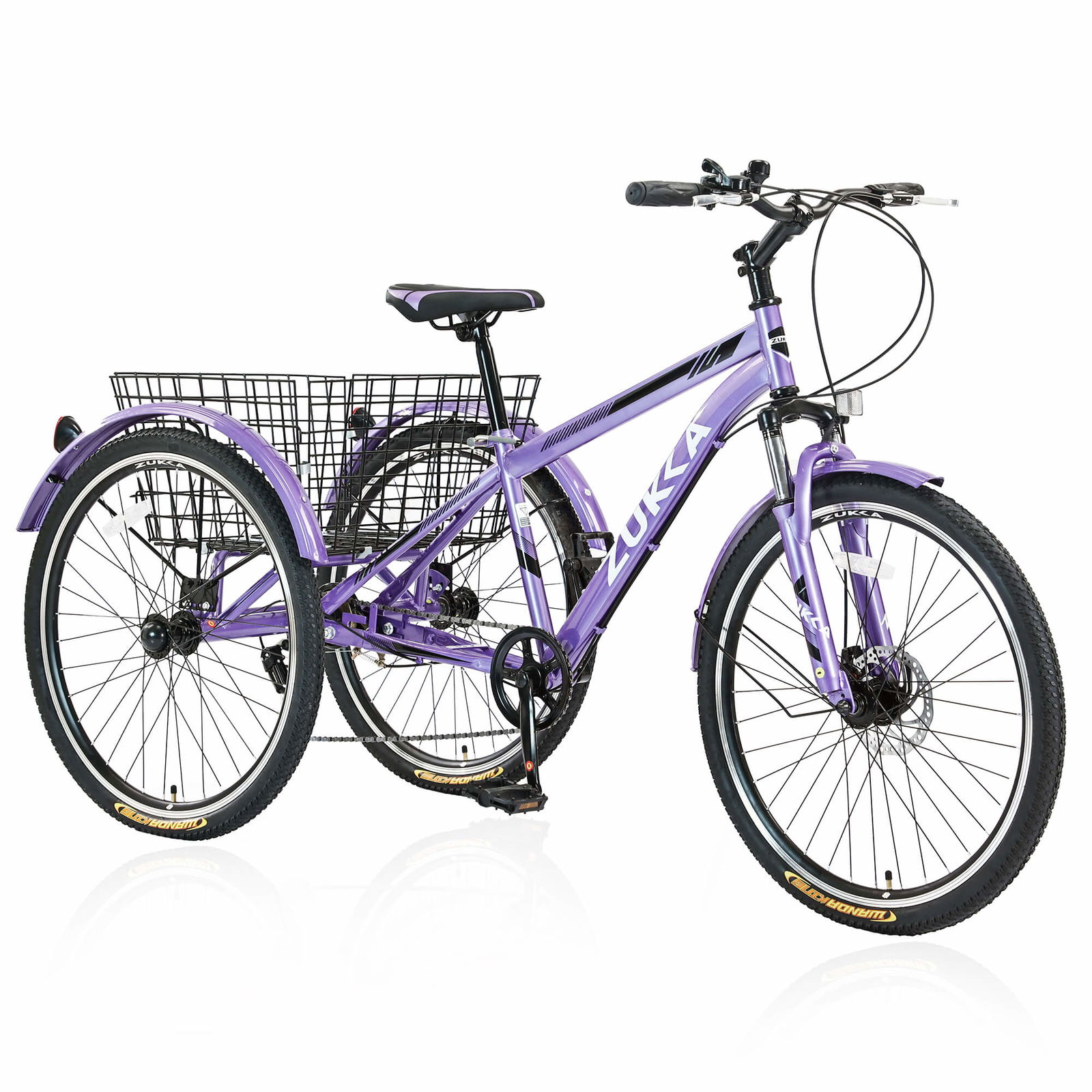 Zukka Wanda 26“ 7-Speed MTB Adult Tricycle - Hycline