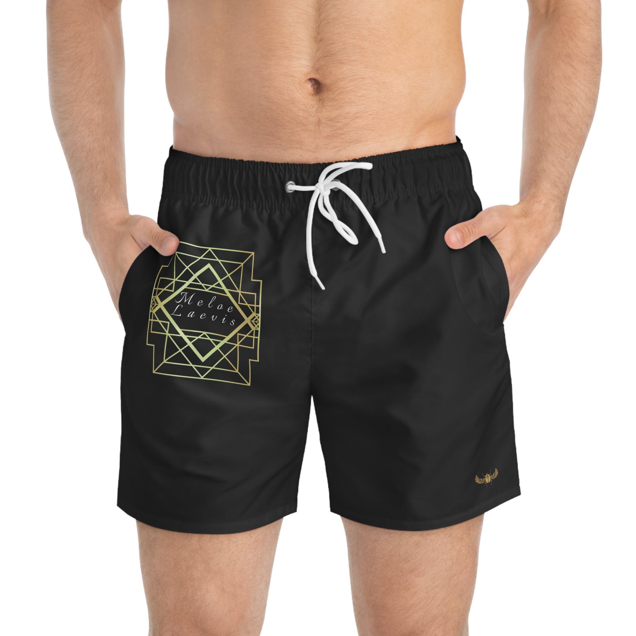 Custom Swim Trunks with All-Over Print