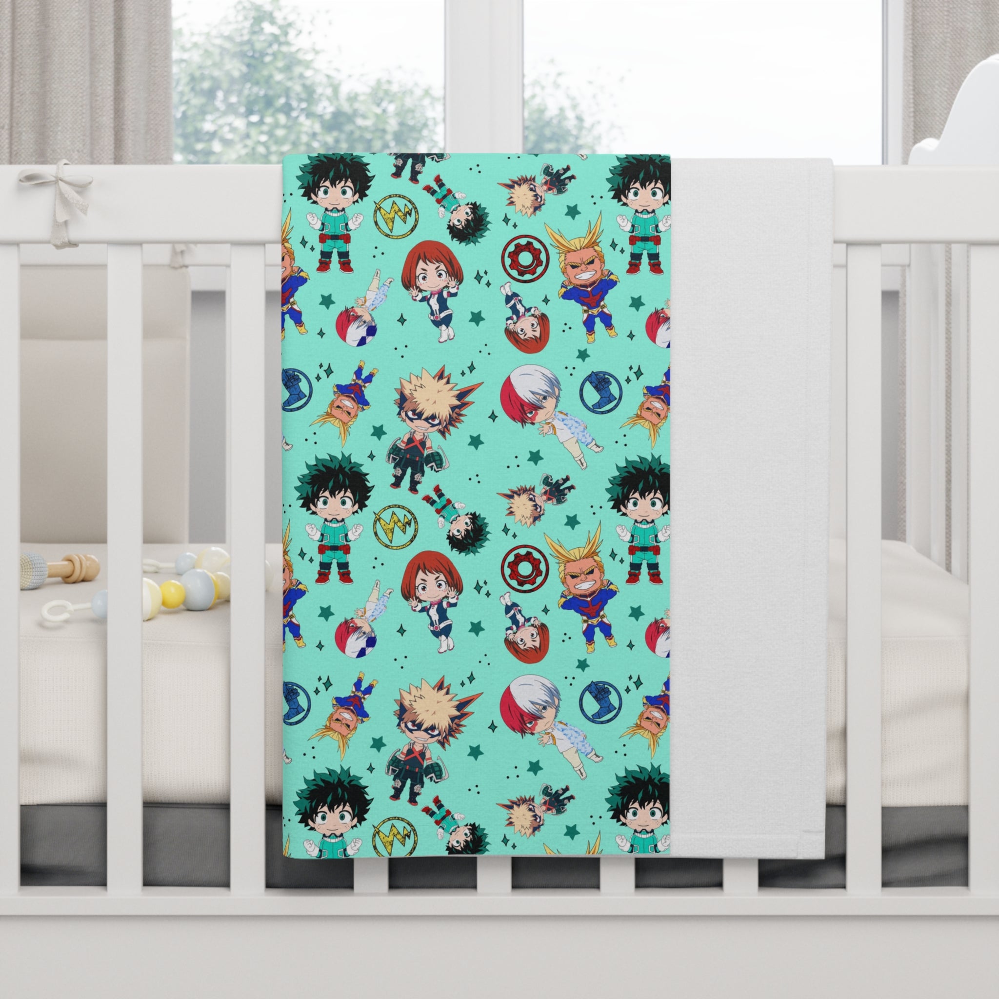 Collage of Heros in Training Soft Fleece Baby Blanket