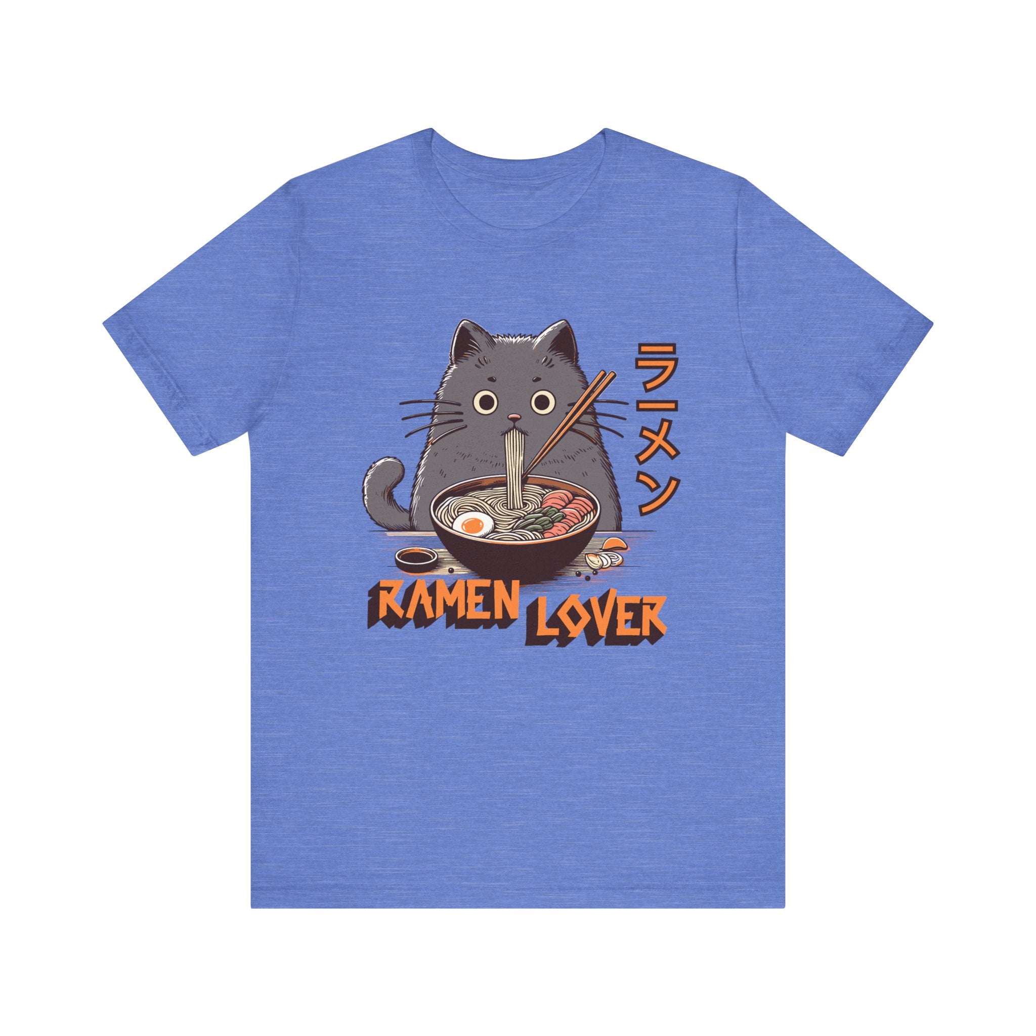 Cat Ramen lover t shirt Unisex Jersey Short Sleeve Tee