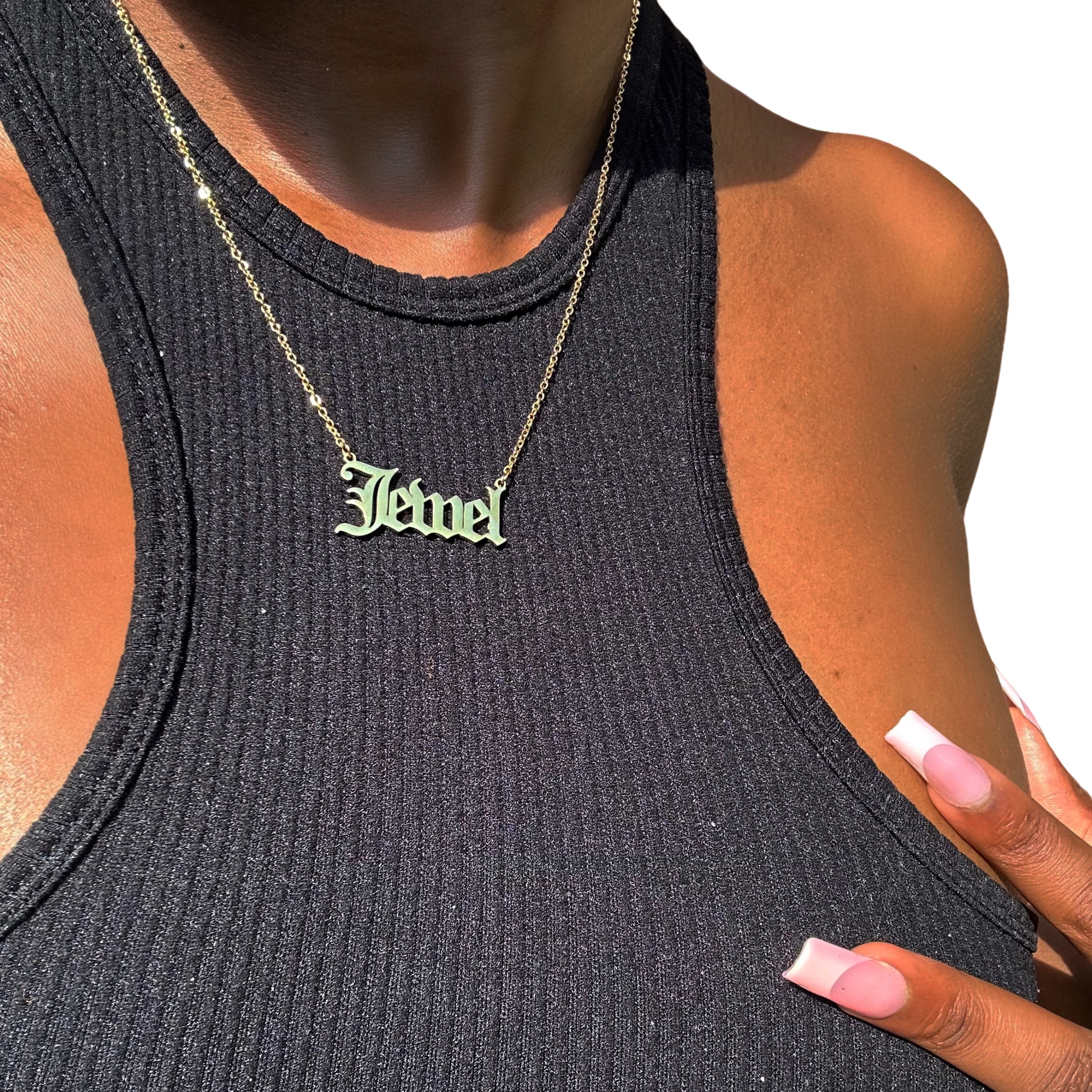 Old English Custom Necklace