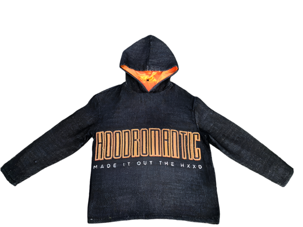 Hood Romantic "Made It Out" Knit Hoodie