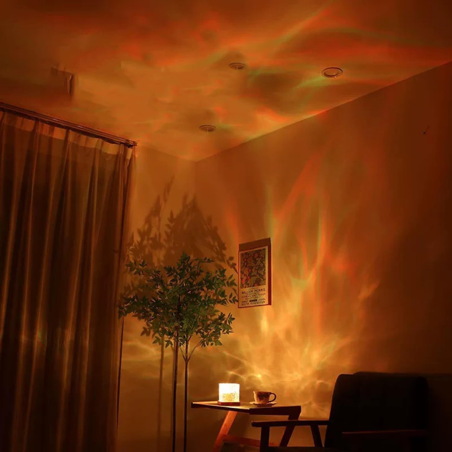 Northern Lights Cube Lamp