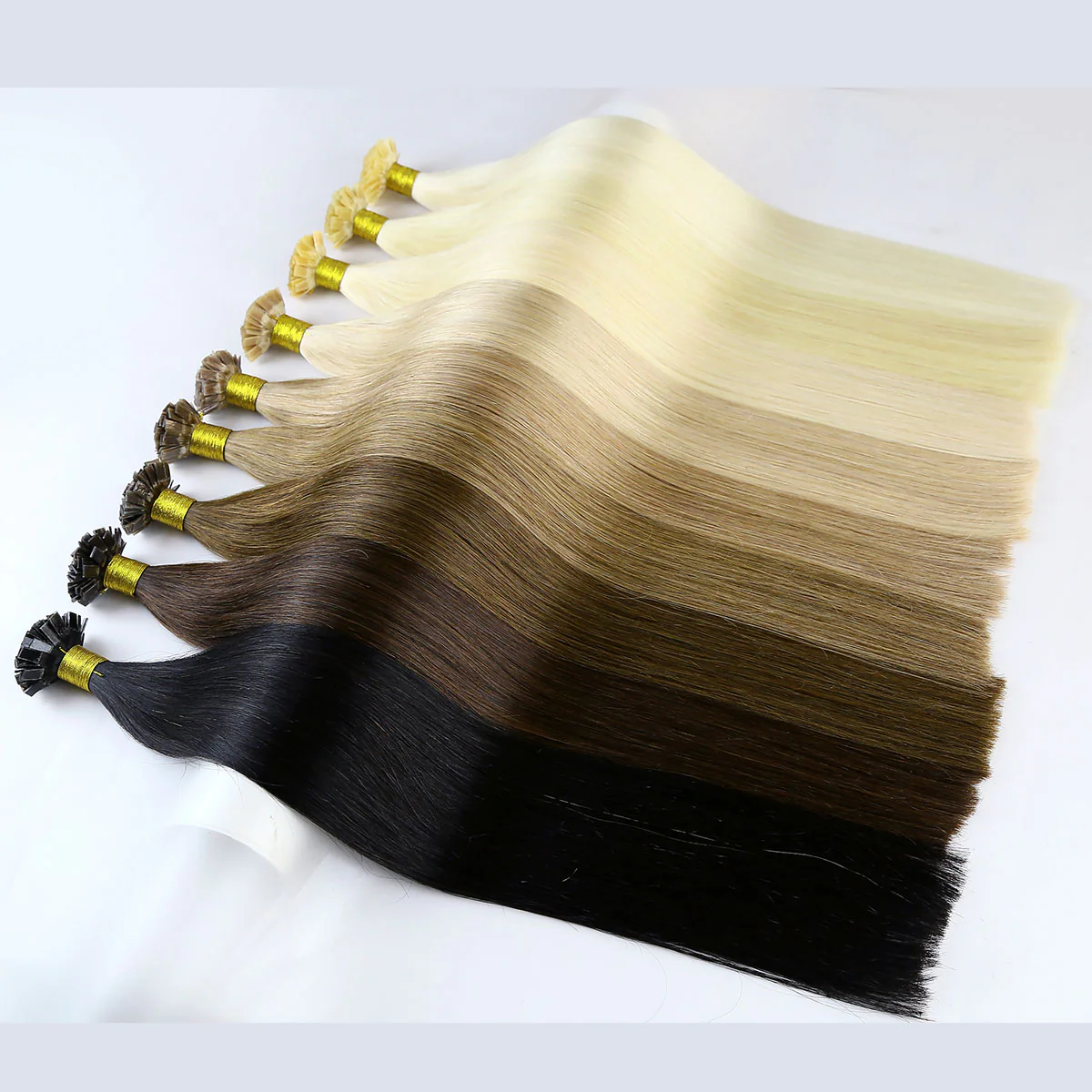 Keratin Bond Flat Tip Remy Hair Extensions