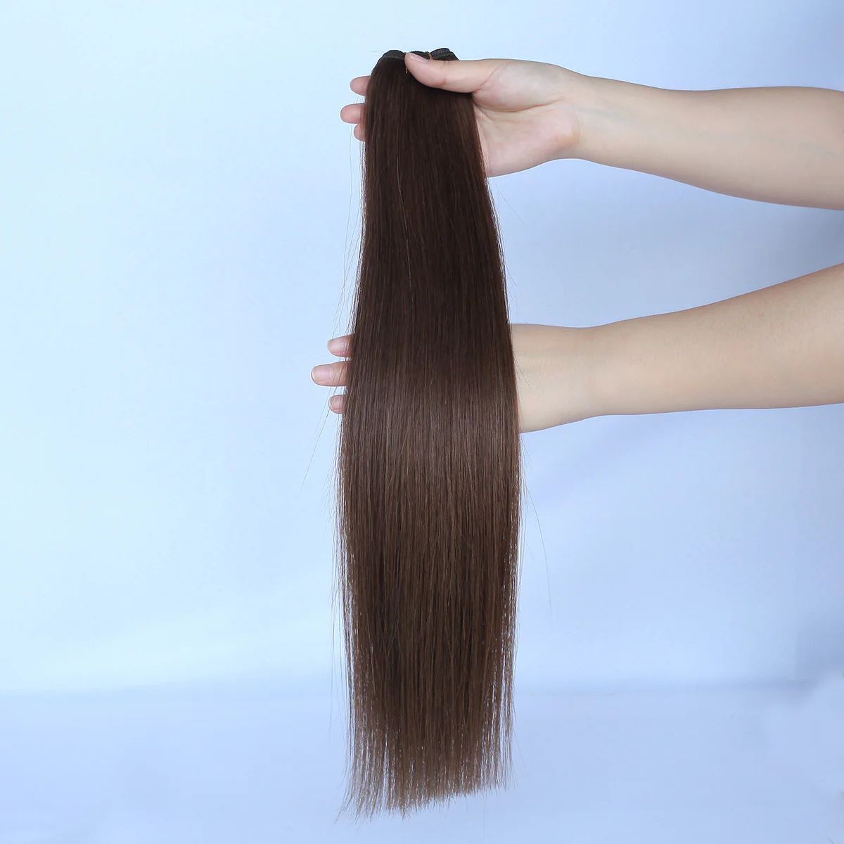 Darkest Brown Human Hair Wefts Extensions