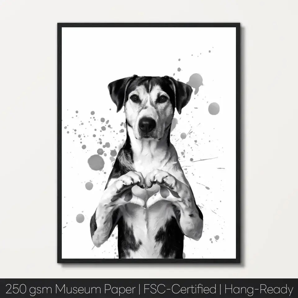 Canine Love - Framed Print