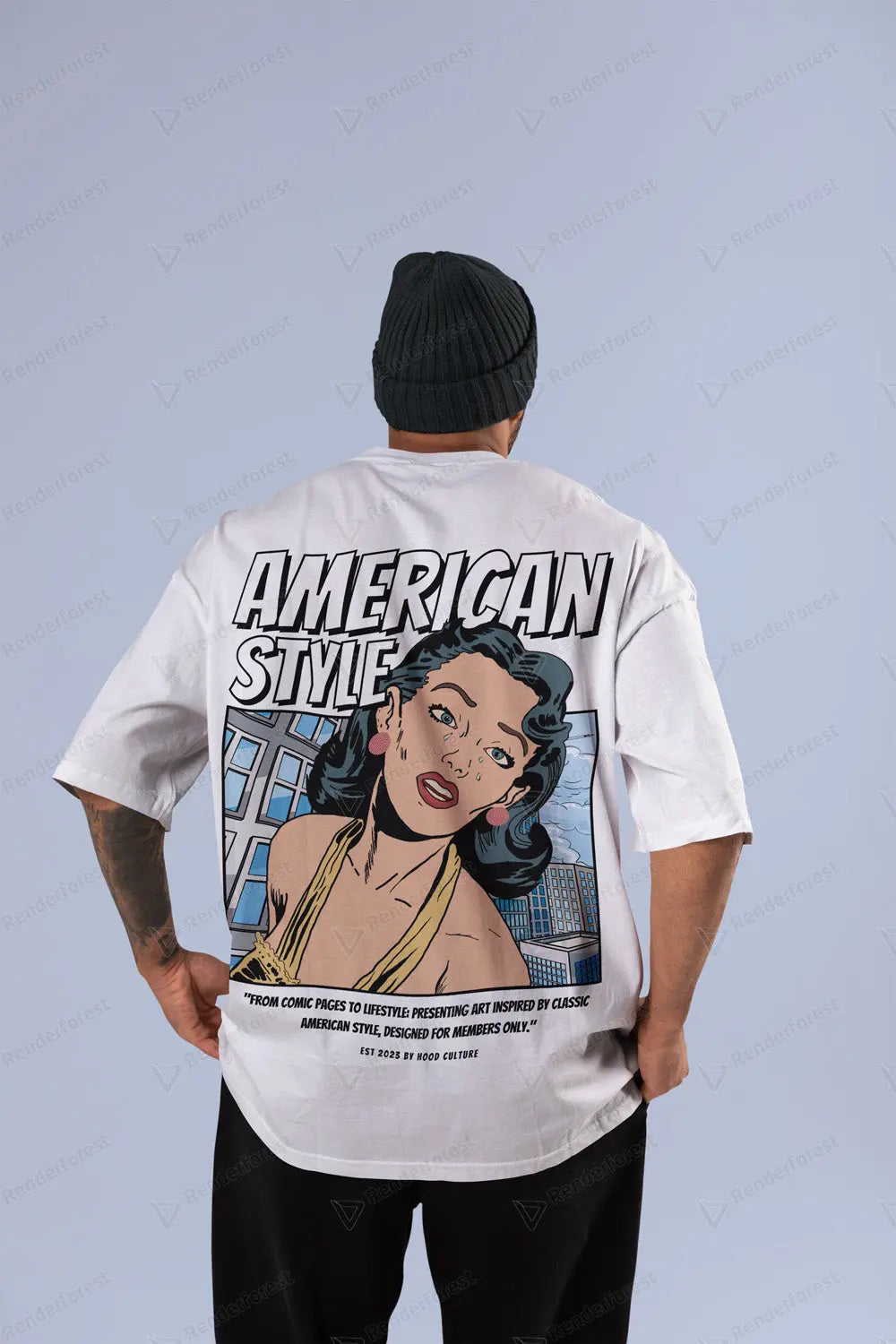 American Style Oversized T-shirt