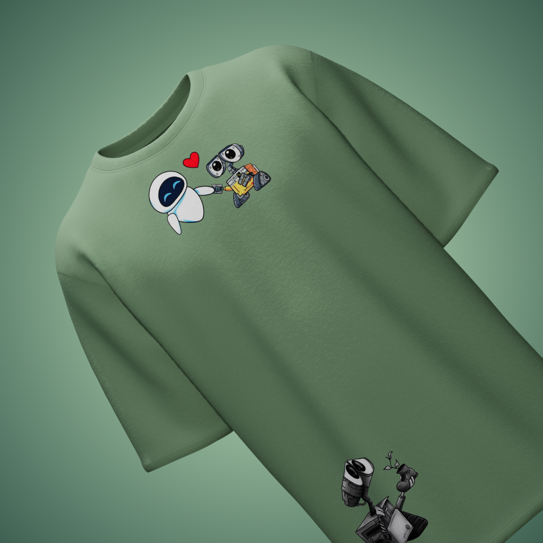 WALL E OVER SIZED T-SHIRT (200 GSM)