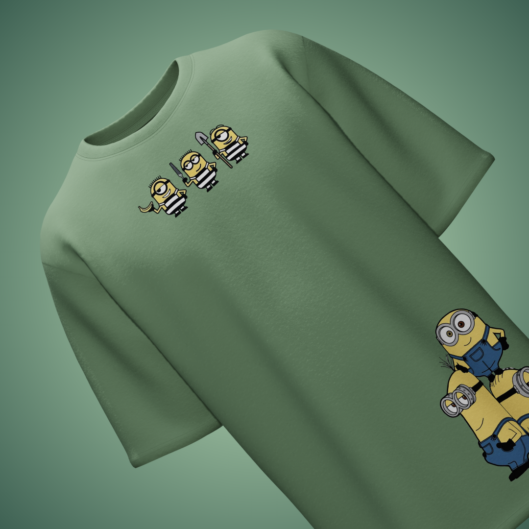 MINIONS OVER SIZED T-SHIRT (200 GSM)