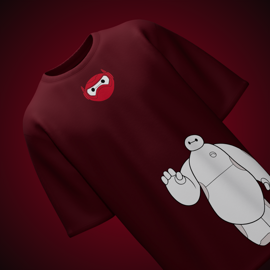 BAYMAX OVER SIZED T-SHIRT (200 GSM)