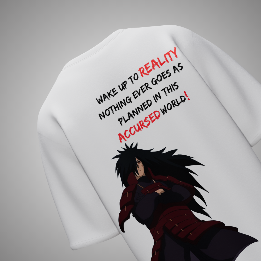 MADARA UCHIHA OVER SIZED T-SHIRT (240 GSM)