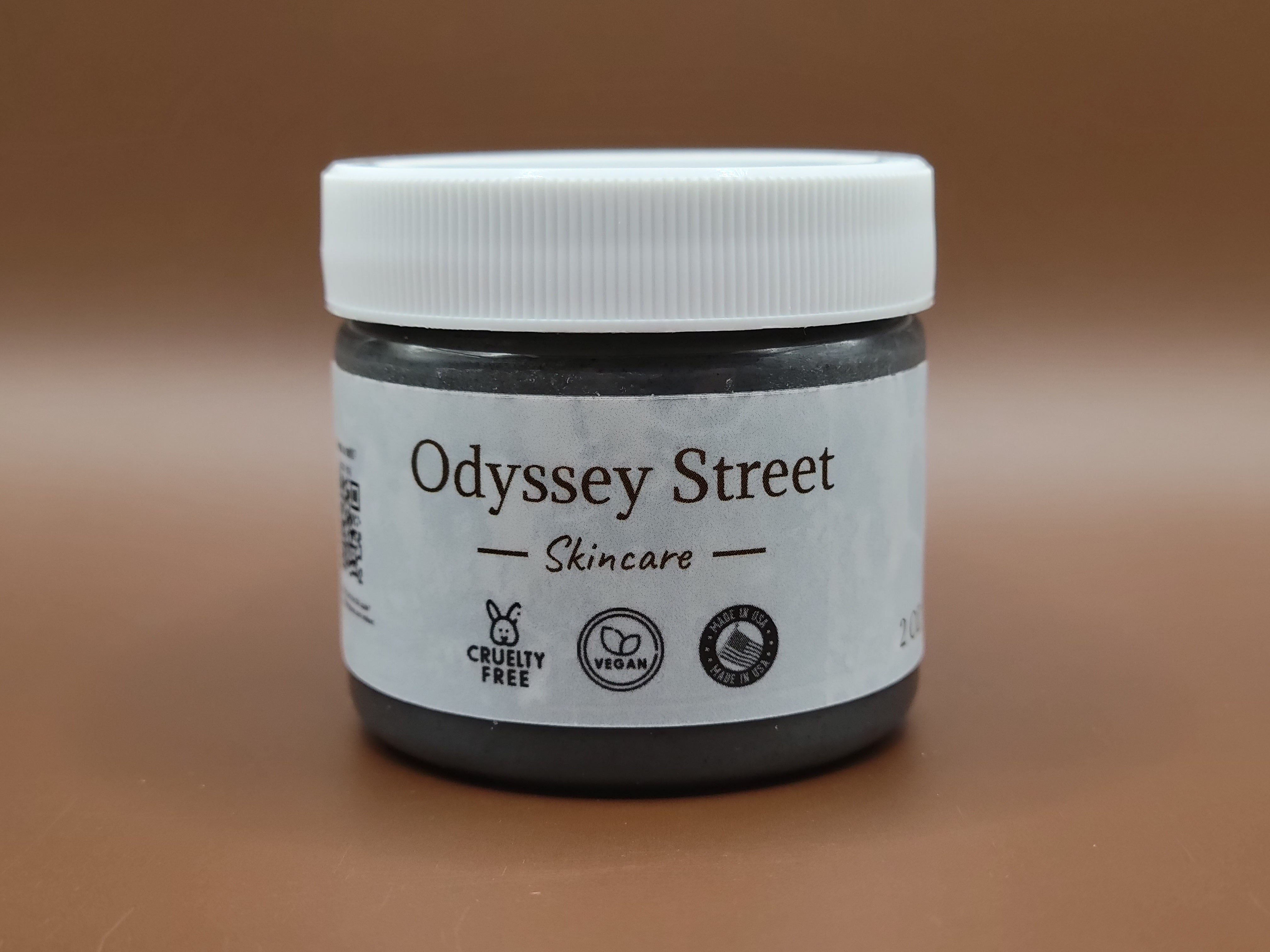 Active Charcoal Dextox Body Scrub | Deep Cleansing with Organic Aloe, Olive Exfoliant, and Kaolin Clay