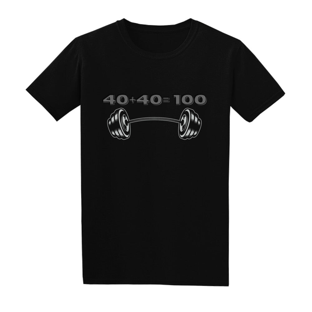 40 + 40 =100 - SHIRT