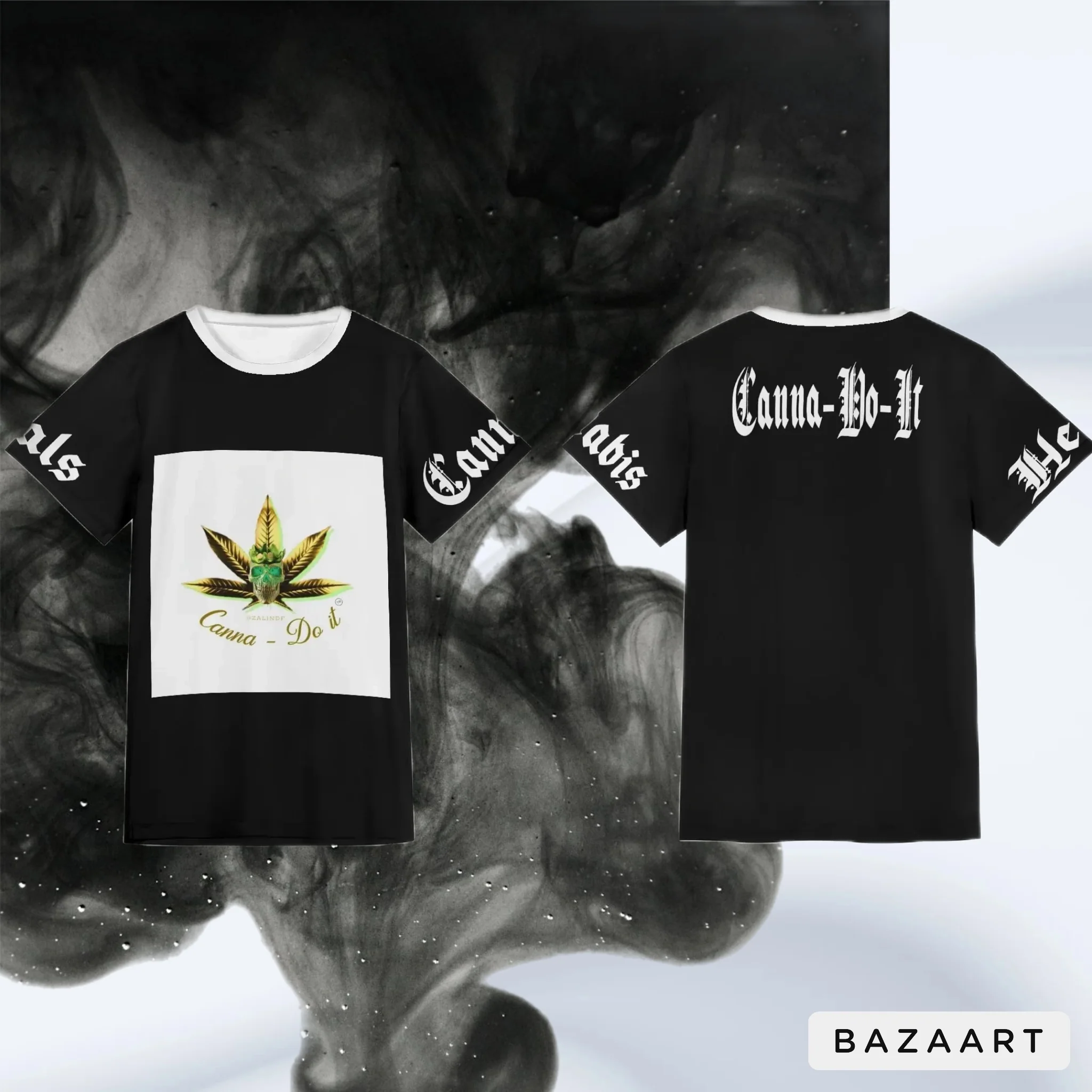 Canna-Do-It Black Polyster Tee