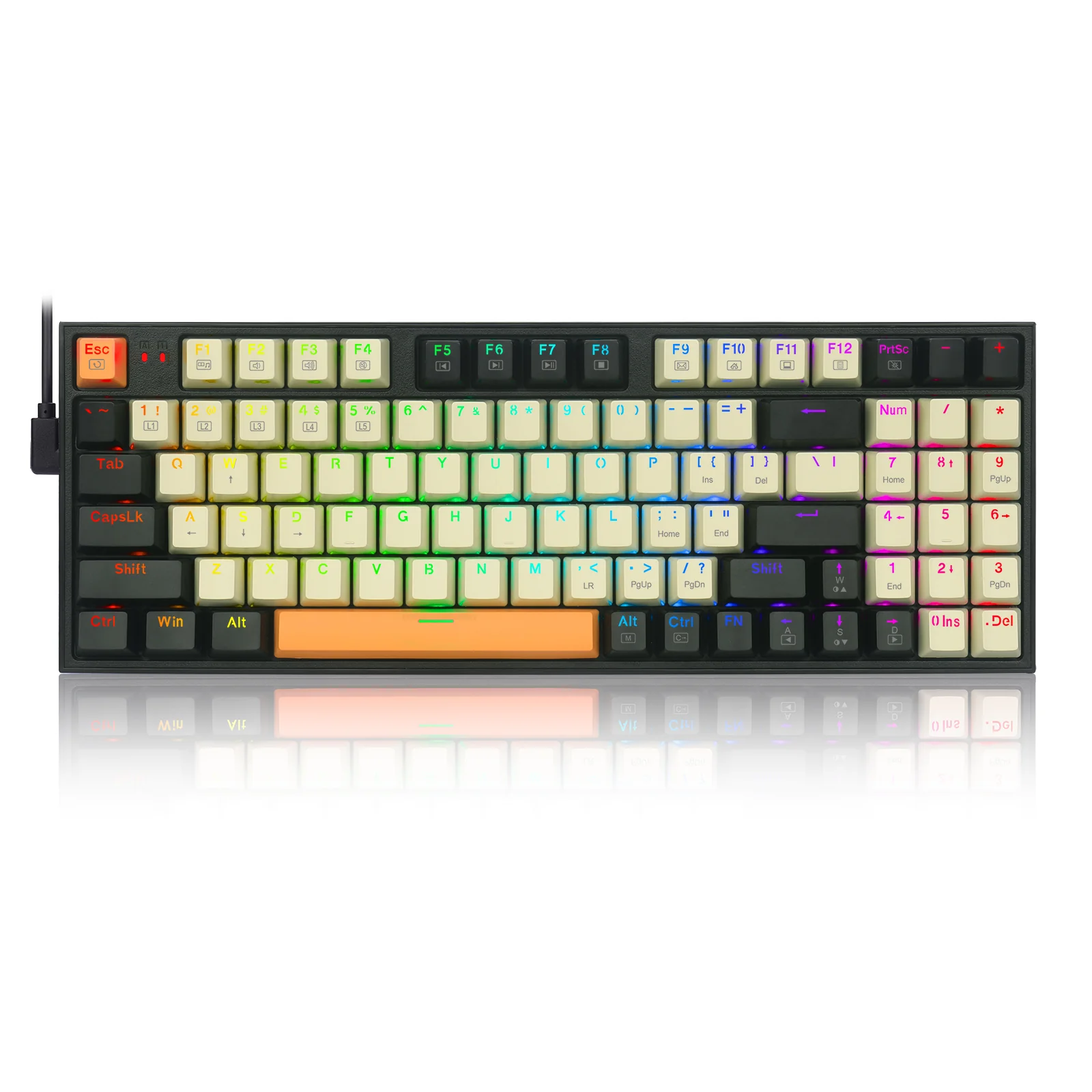 Redragon K636CLO-RGB 94-Key with NumPad RGB Backlight Keyboard