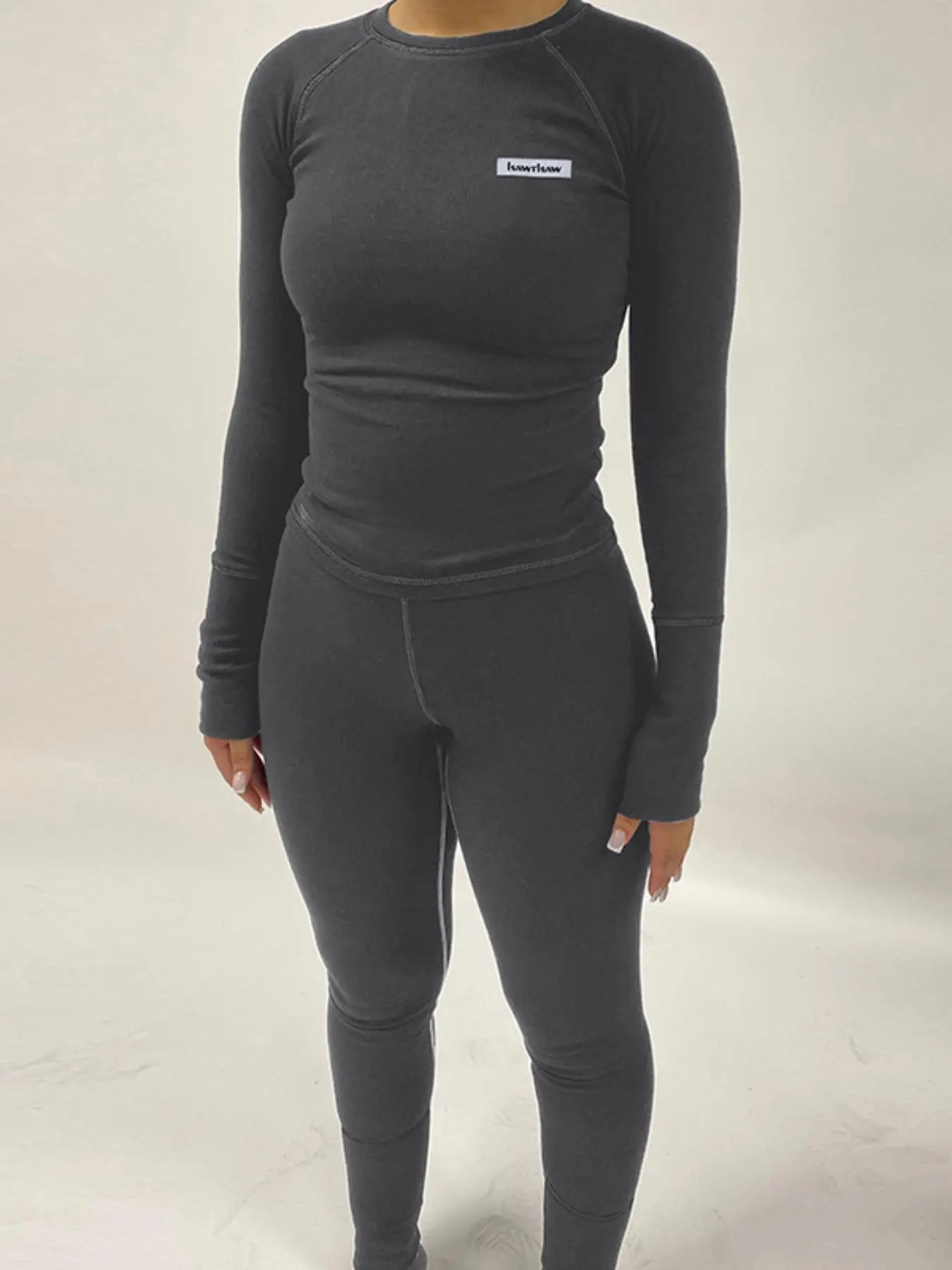 Women's Raglan Sleeve Tee & Skinny Pants Set