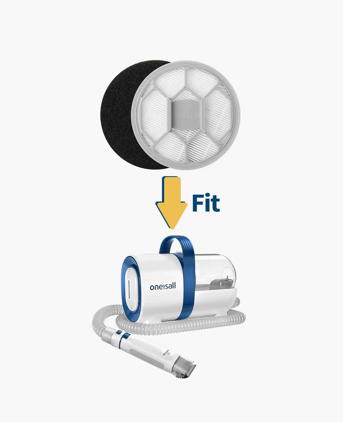 Sponge Filter & HEPA For LM2 Grooming Vacuum