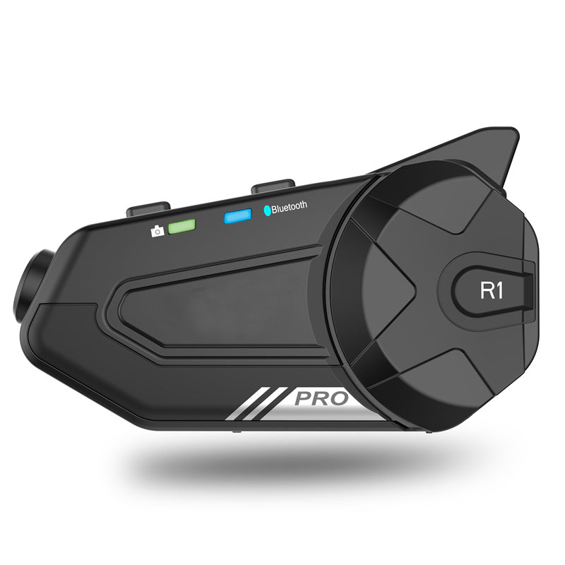 6-way Bluetooth intercom headset with 2K camera