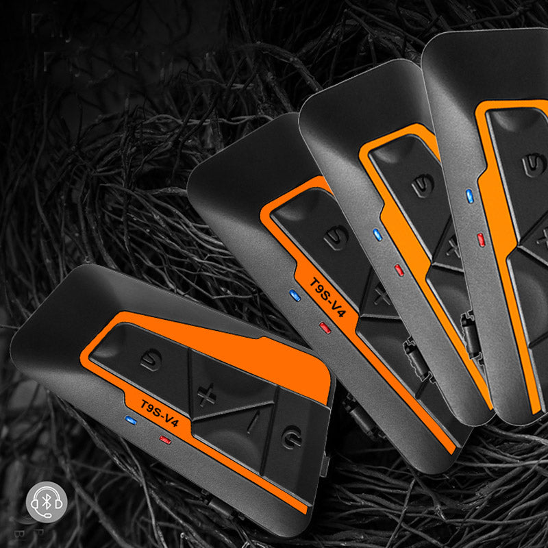 4 sets of T9S-V4 Bluetooth motorcycle helmet intercom T9S-V4 within 1200M in open terrain