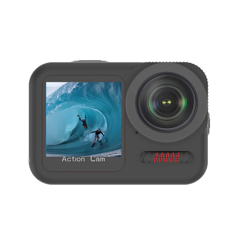 Dual screen 5K@30fps/4K@60fps 20 Sec. pre-recording waterproof action camera with Sony lens